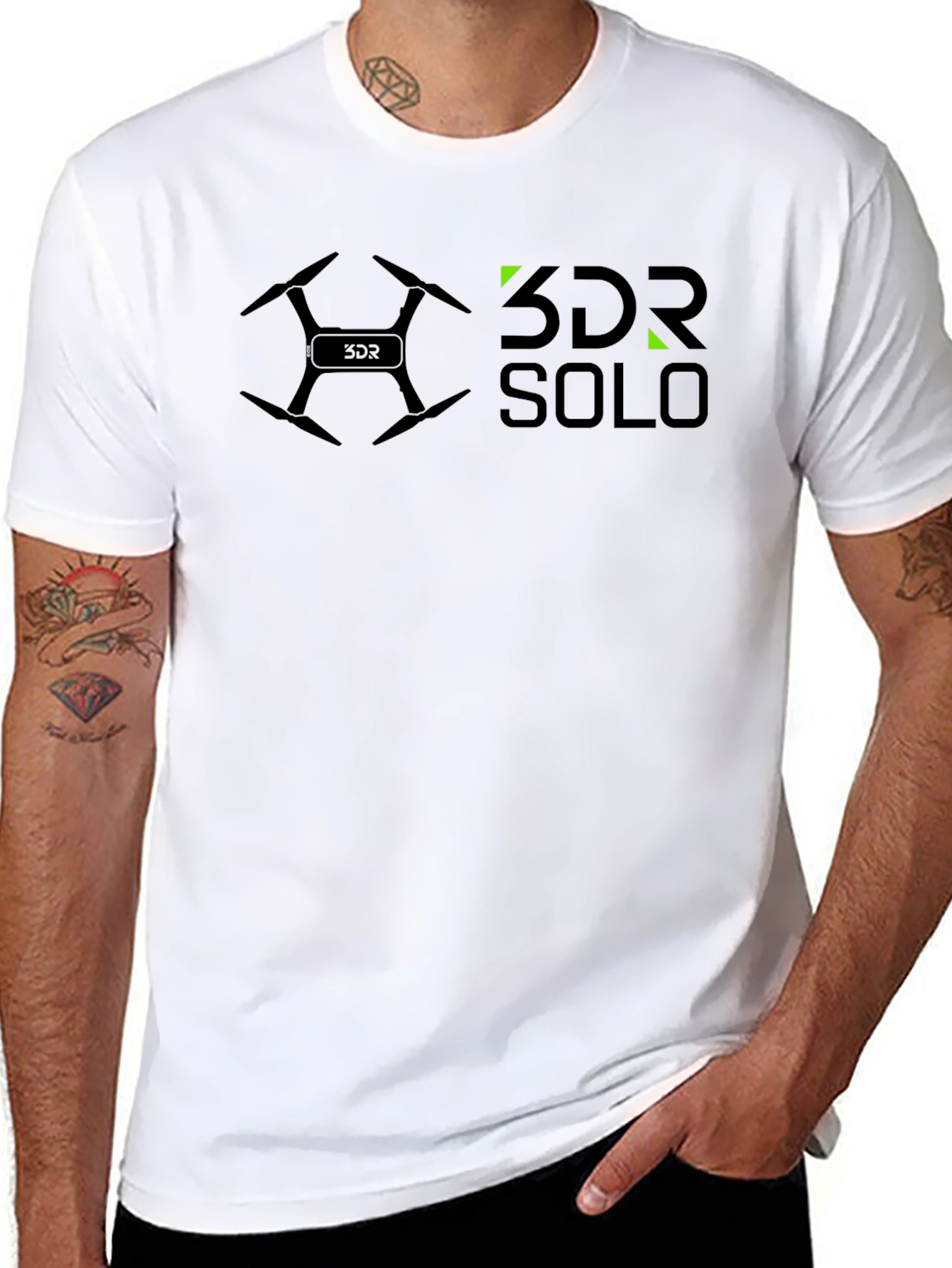 3DR Solo Drone T-Shirt - Black