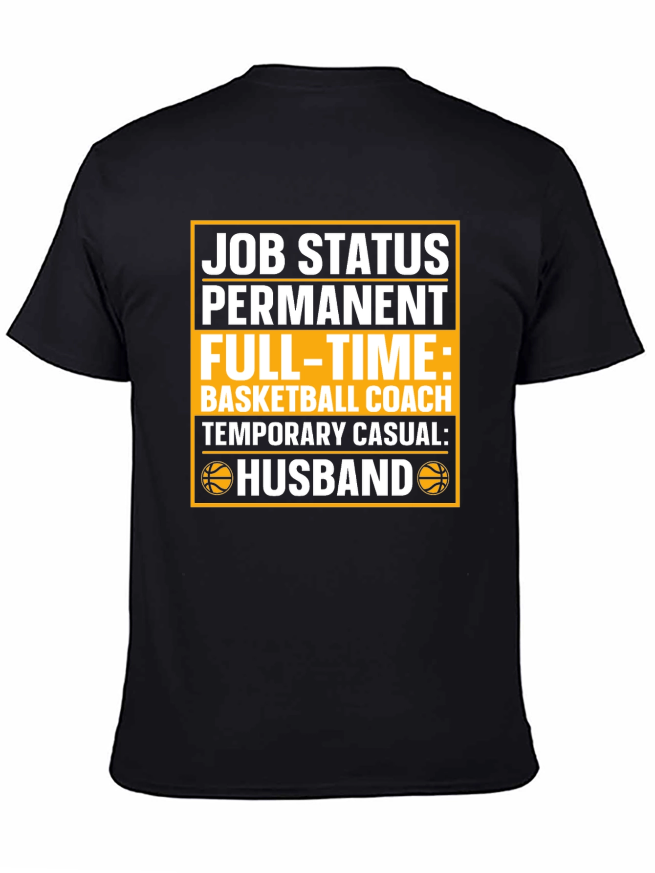 Husband Basketball Coach Graphic T-Shirt