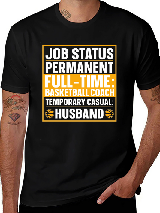 Husband Basketball Coach Graphic T-Shirt