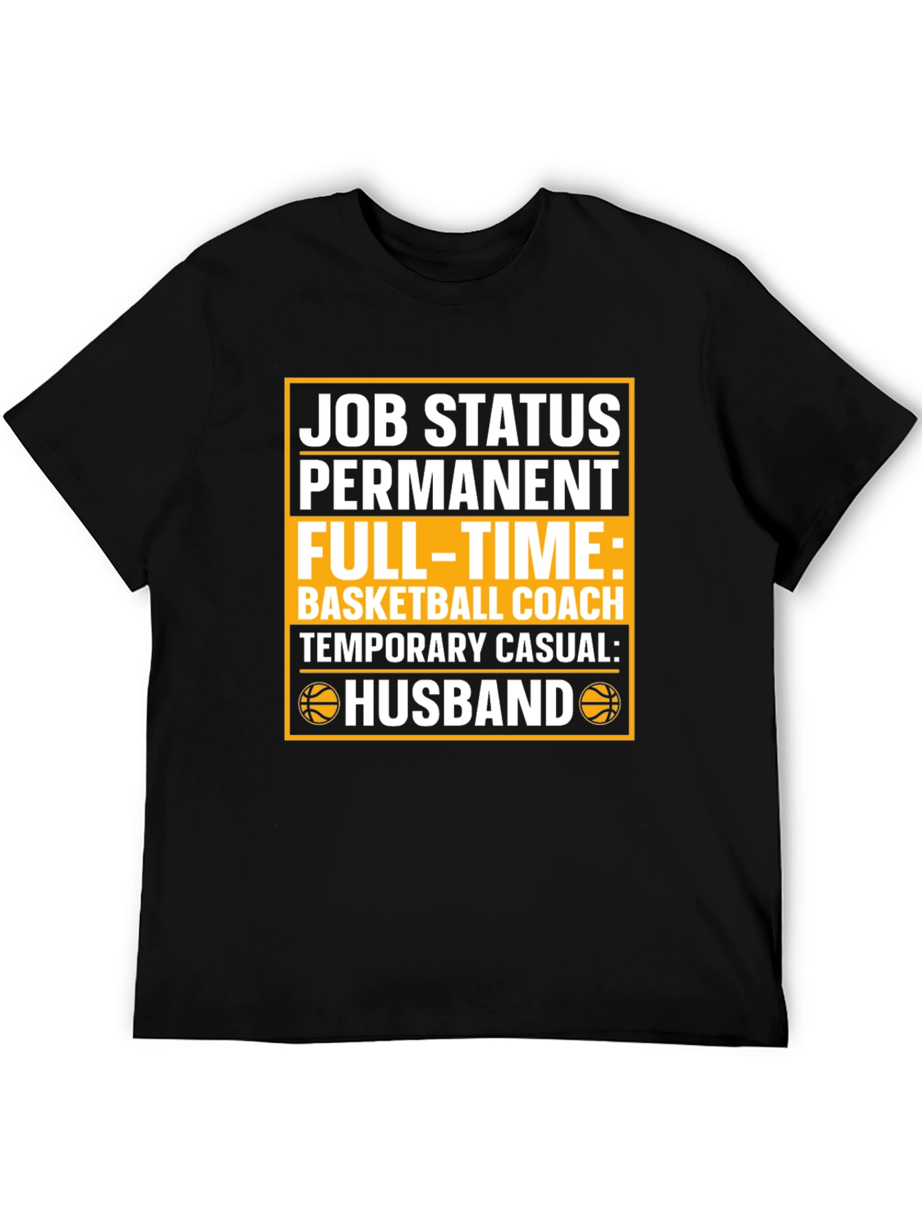 Husband Basketball Coach Graphic T-Shirt