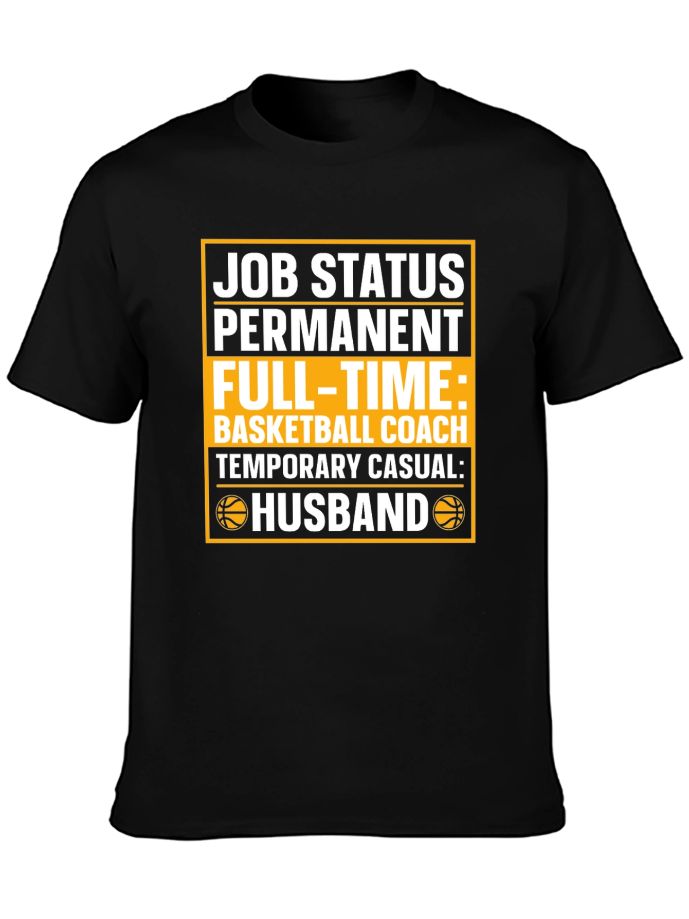 Husband Basketball Coach Graphic T-Shirt