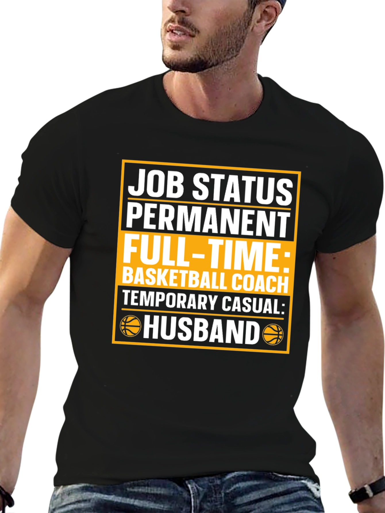 Husband Basketball Coach Graphic T-Shirt