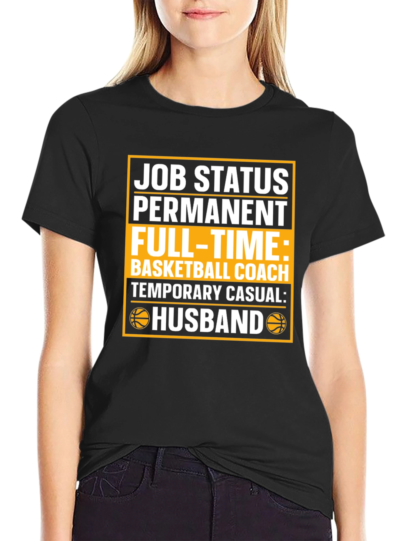 Husband Basketball Coach Graphic T-Shirt