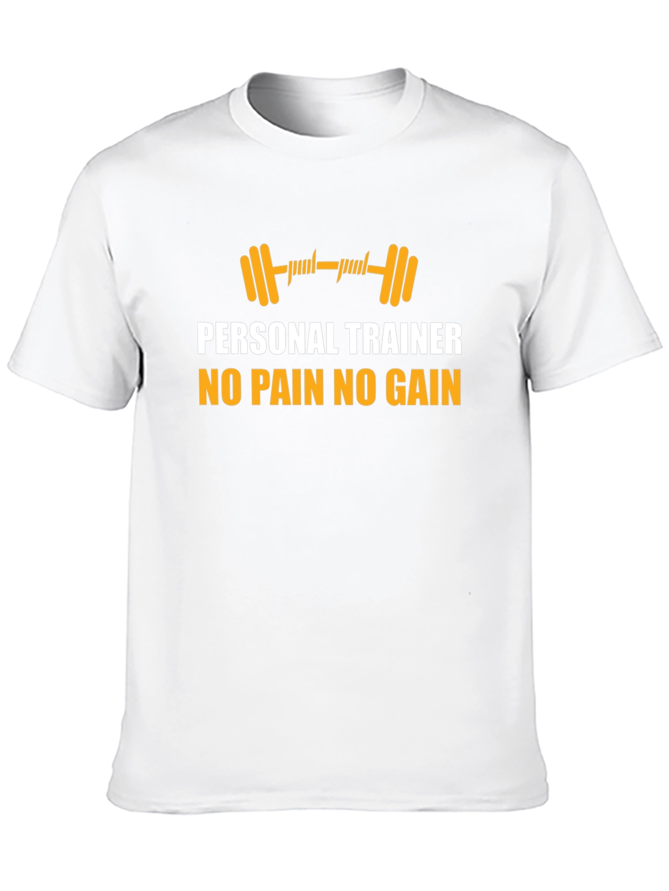 Personal Trainer No Pain No Gain Black T-Shirt