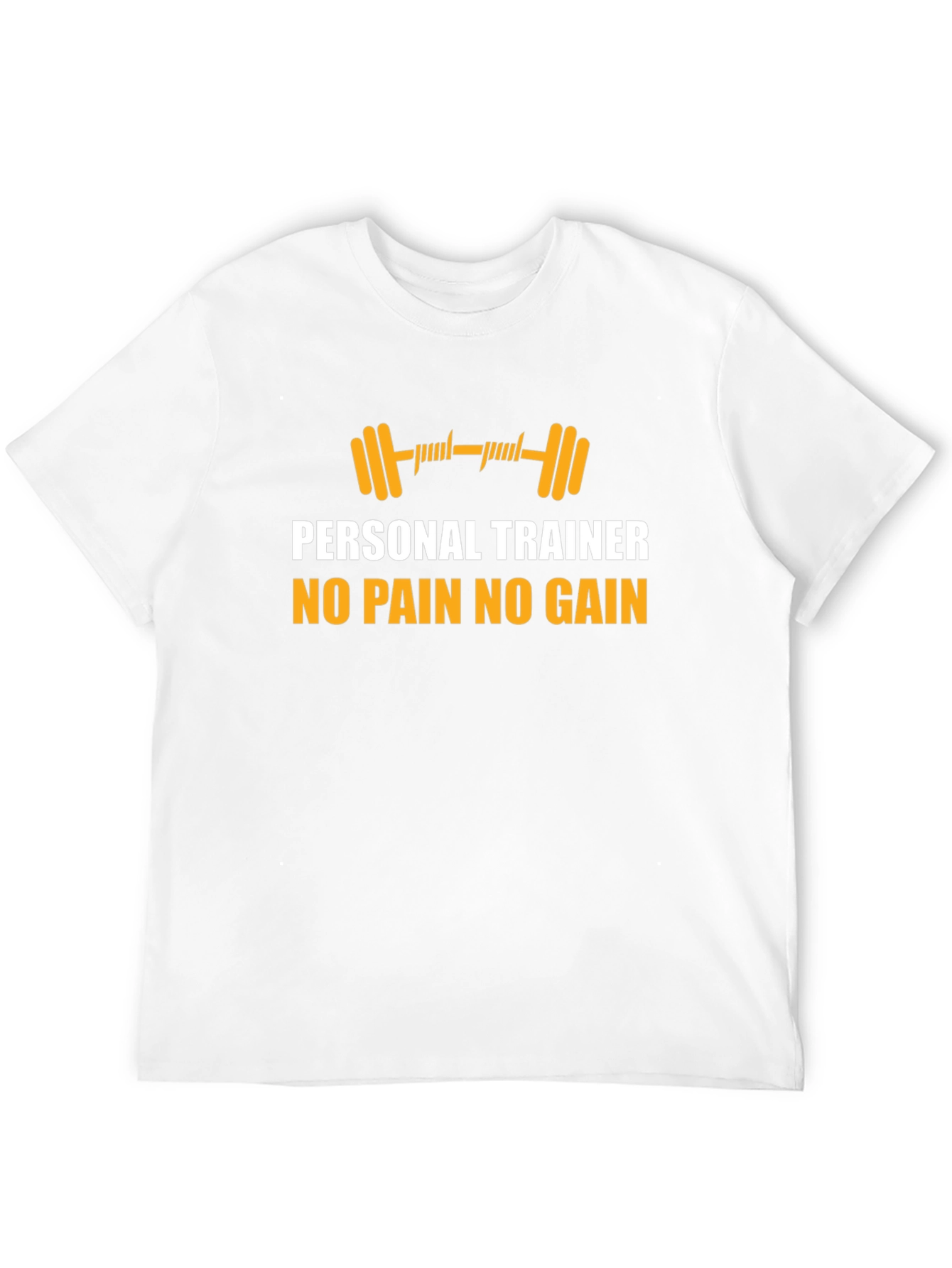 Personal Trainer No Pain No Gain Black T-Shirt