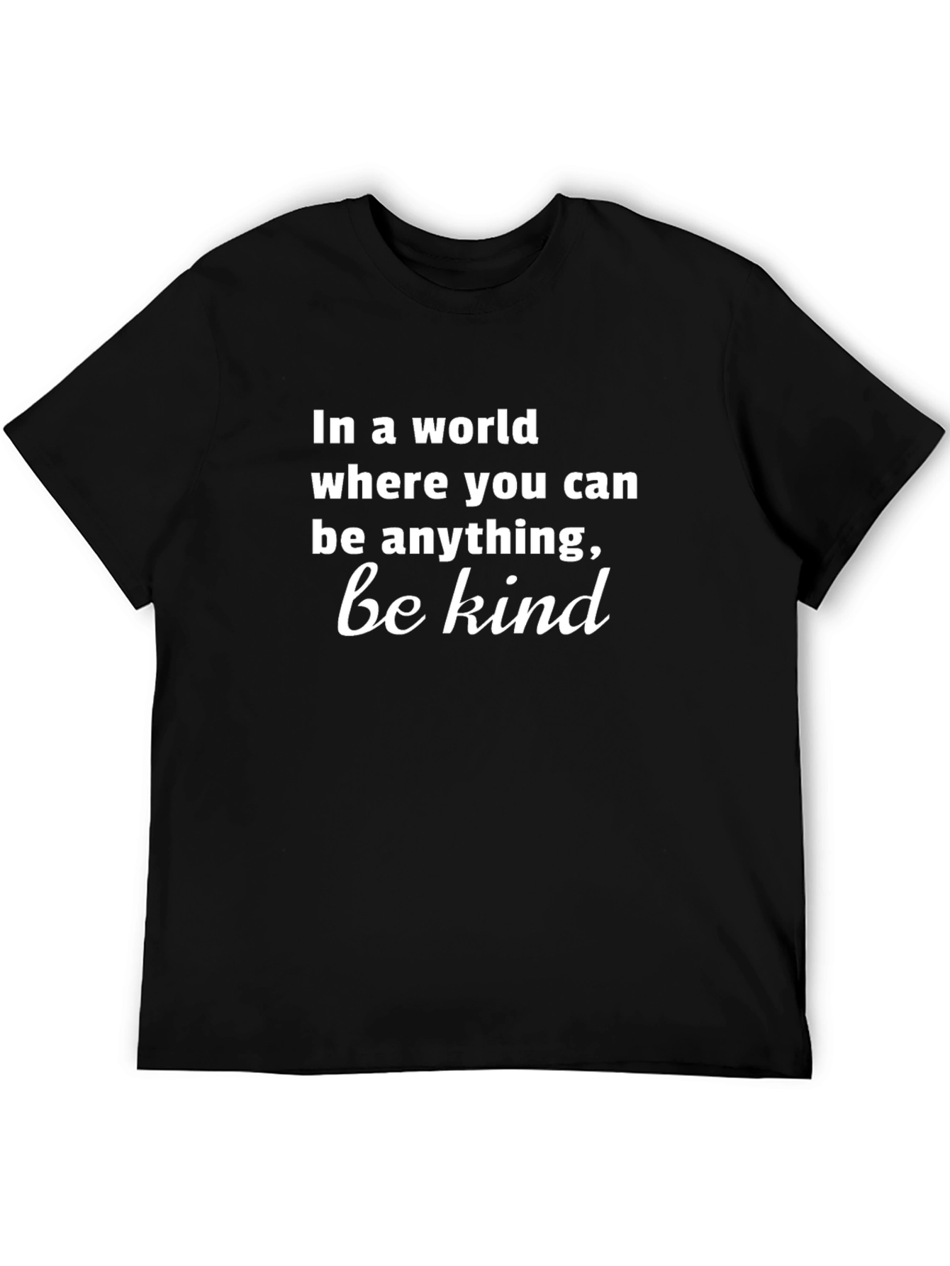 Be Kind Graphic Tee - Black T-Shirt