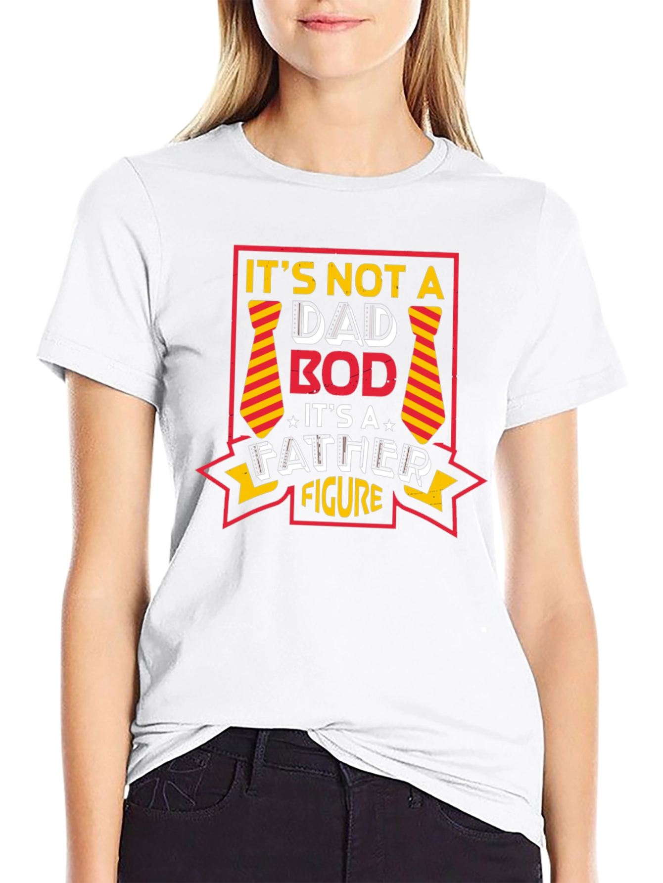 Its Not A Dad Bod Father Figure Graphic Tee