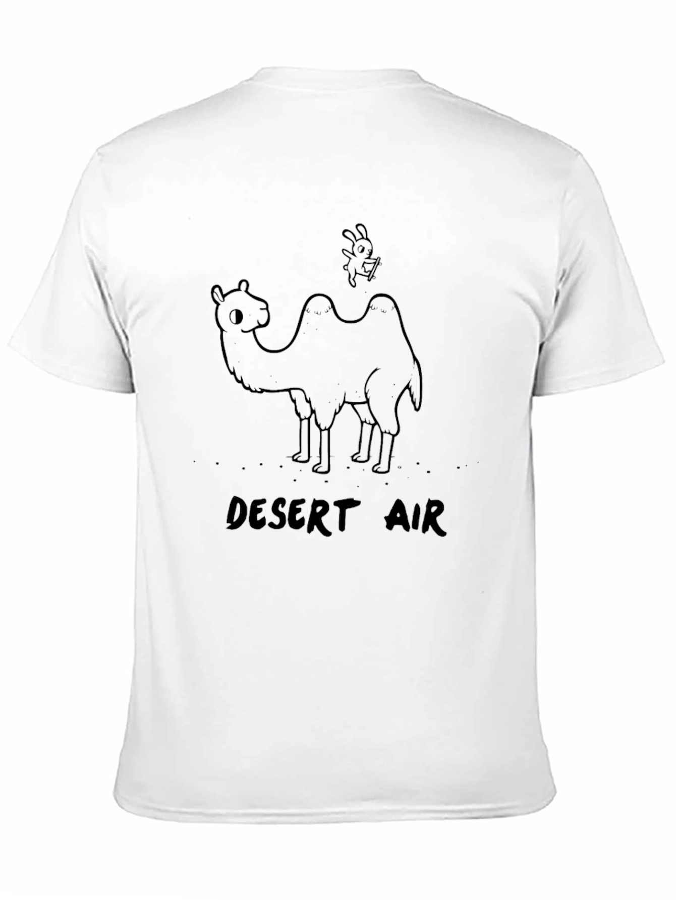 Desert Air Graphic T-Shirt - Camel & Bunny Tee