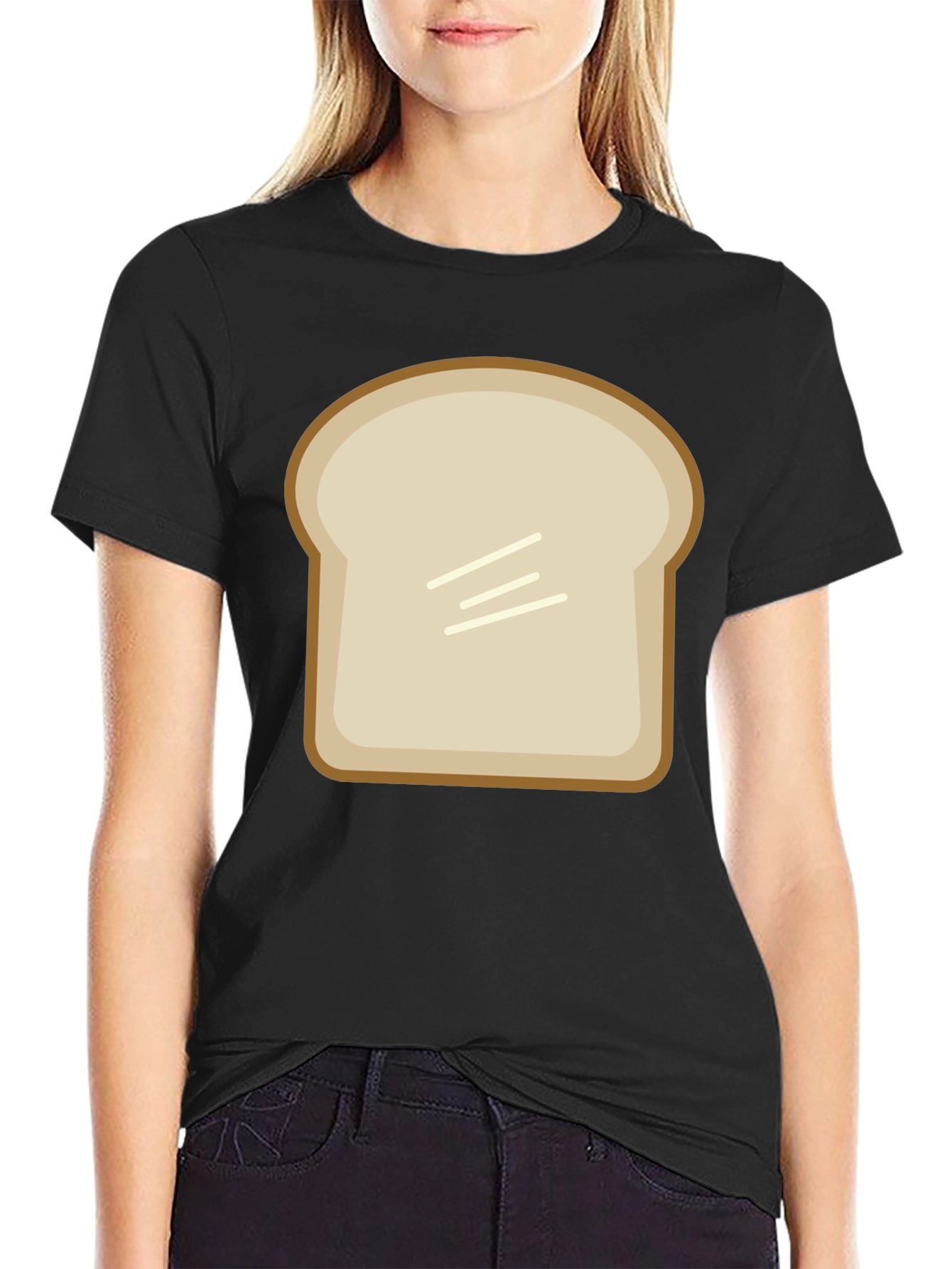 Funny Slice of Toast Graphic T-Shirt
