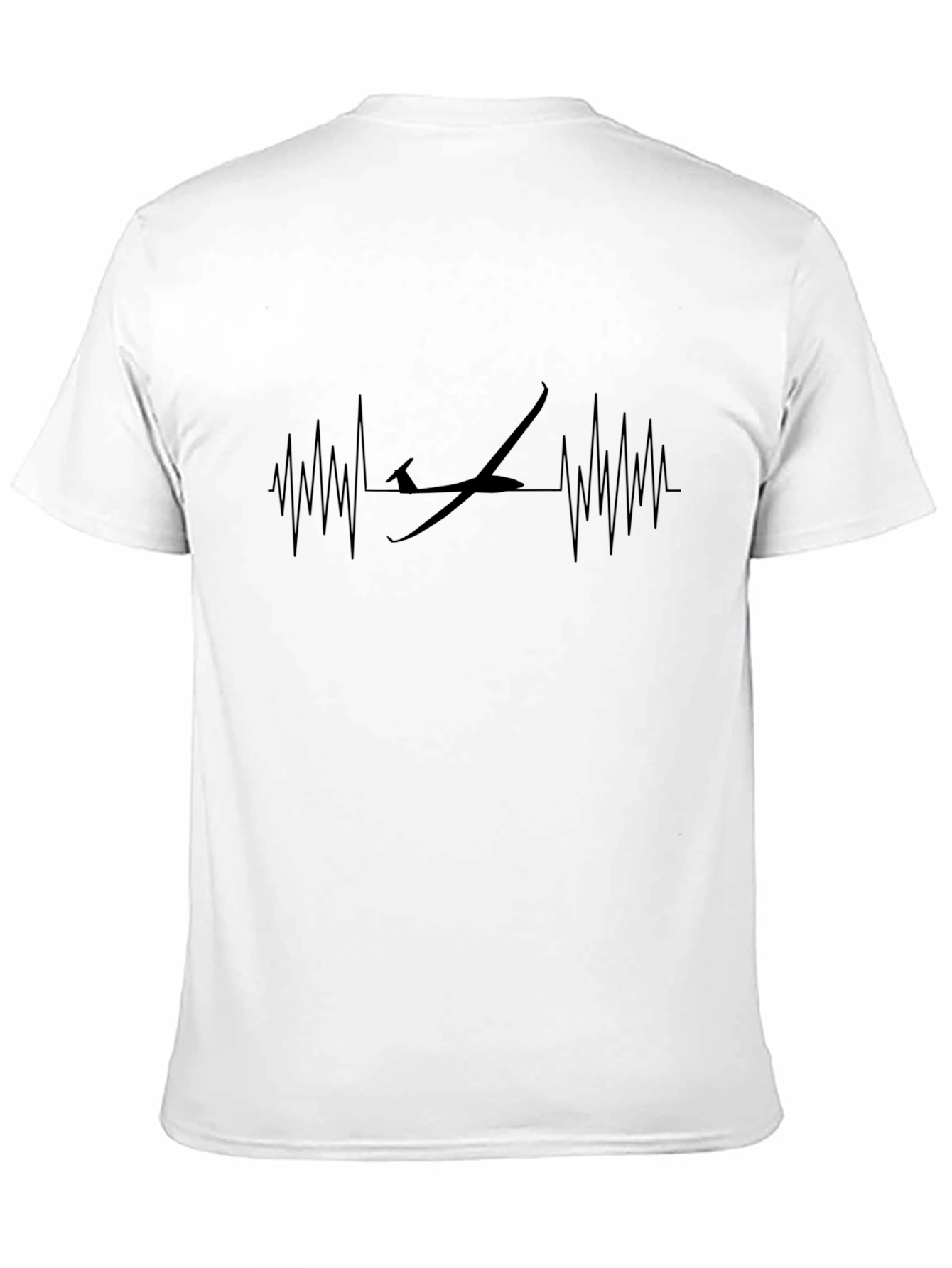 Glider Heartbeat Graphic Tee - Black