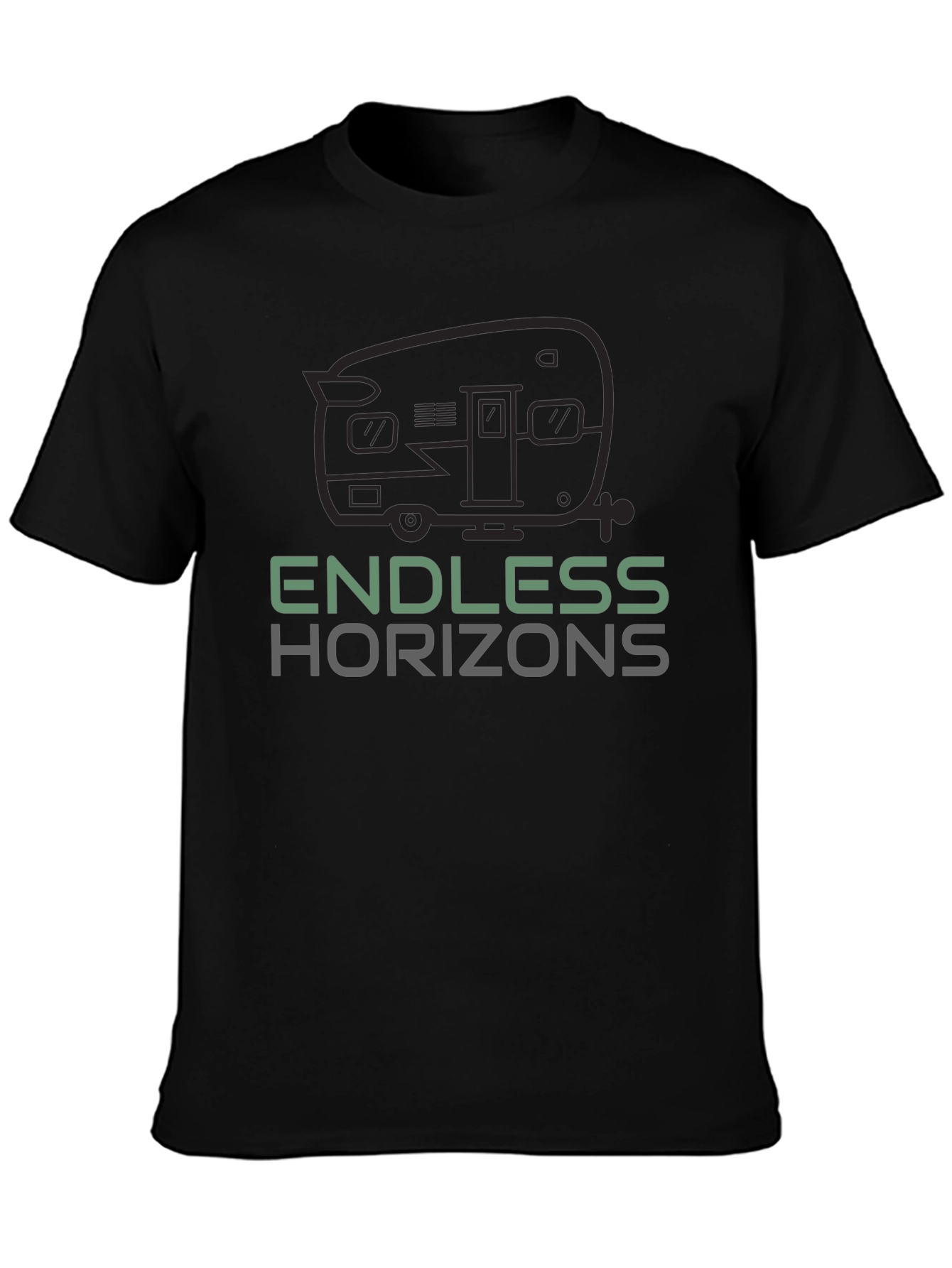 Endless Horizons Black T-Shirt