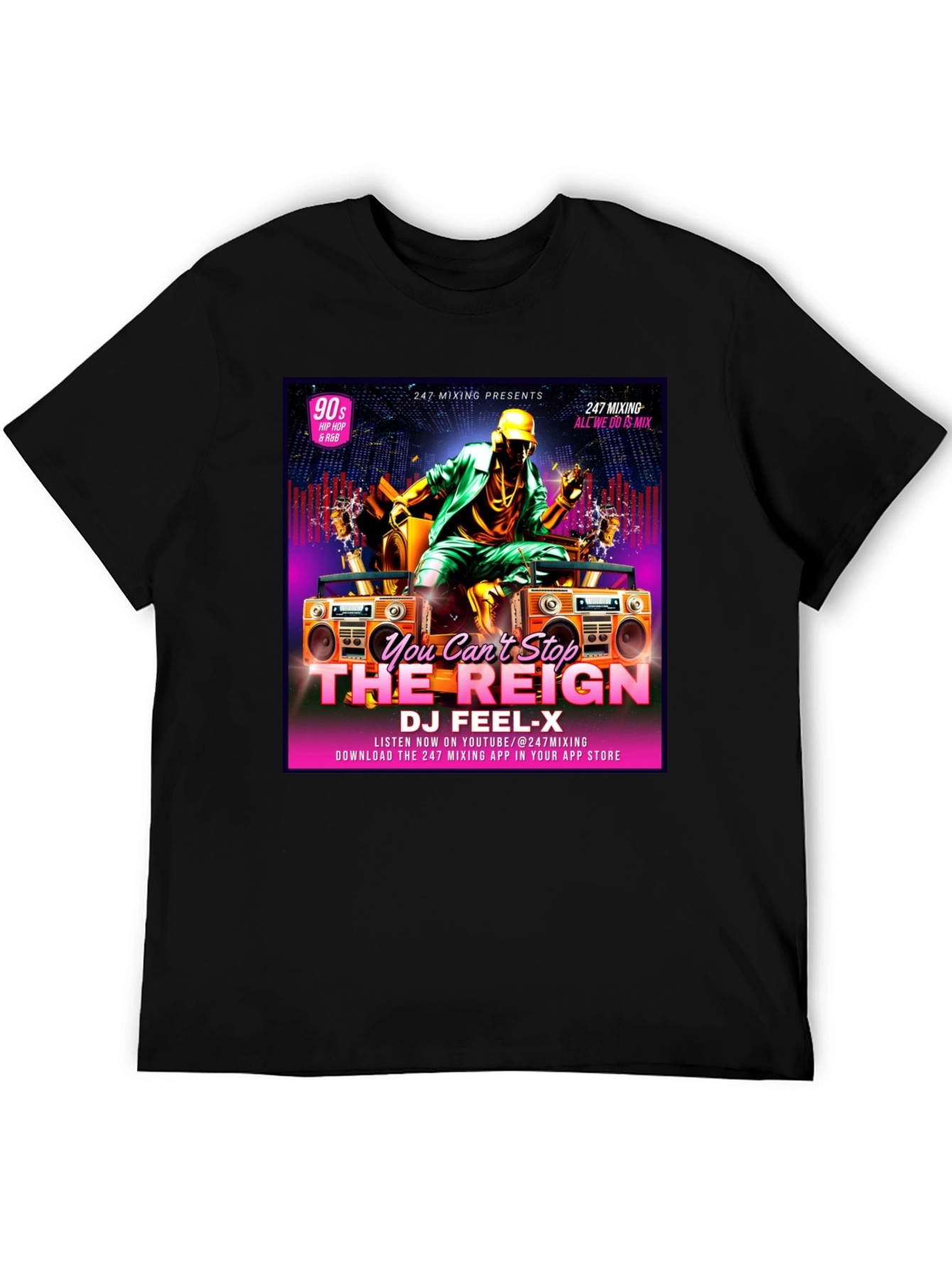 DJ Feel-X T-Shirt 90s Hip Hop & R&B