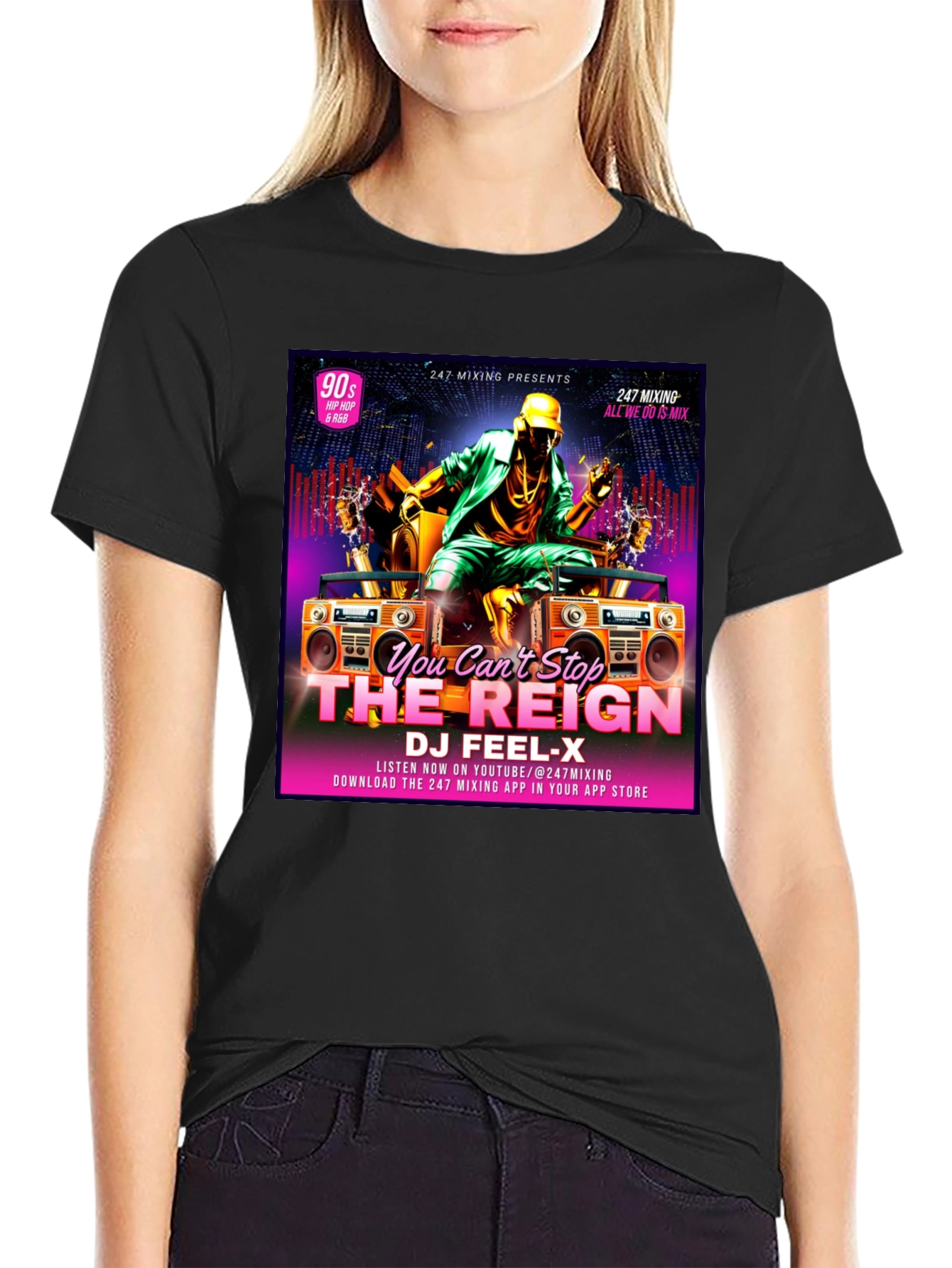 DJ Feel-X T-Shirt 90s Hip Hop & R&B