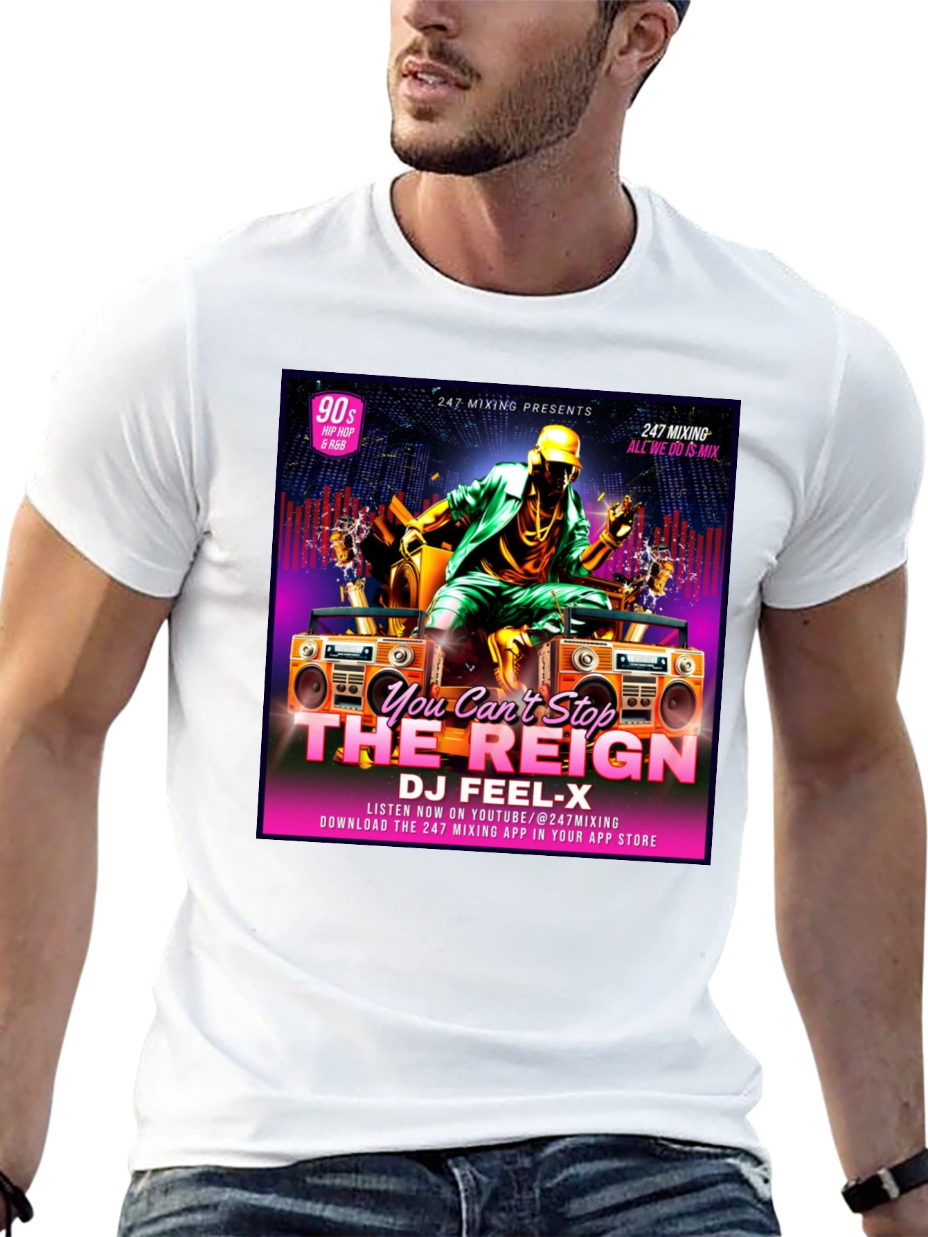 DJ Feel-X T-Shirt 90s Hip Hop & R&B