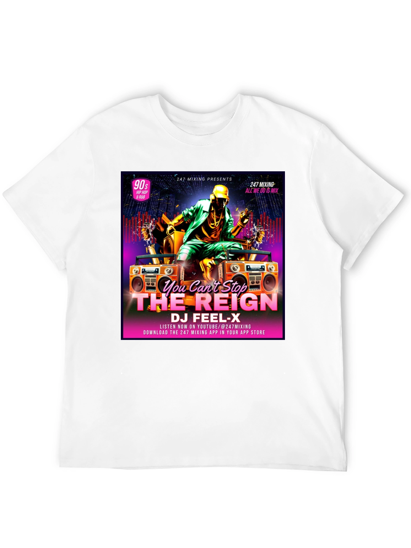 DJ Feel-X T-Shirt 90s Hip Hop & R&B