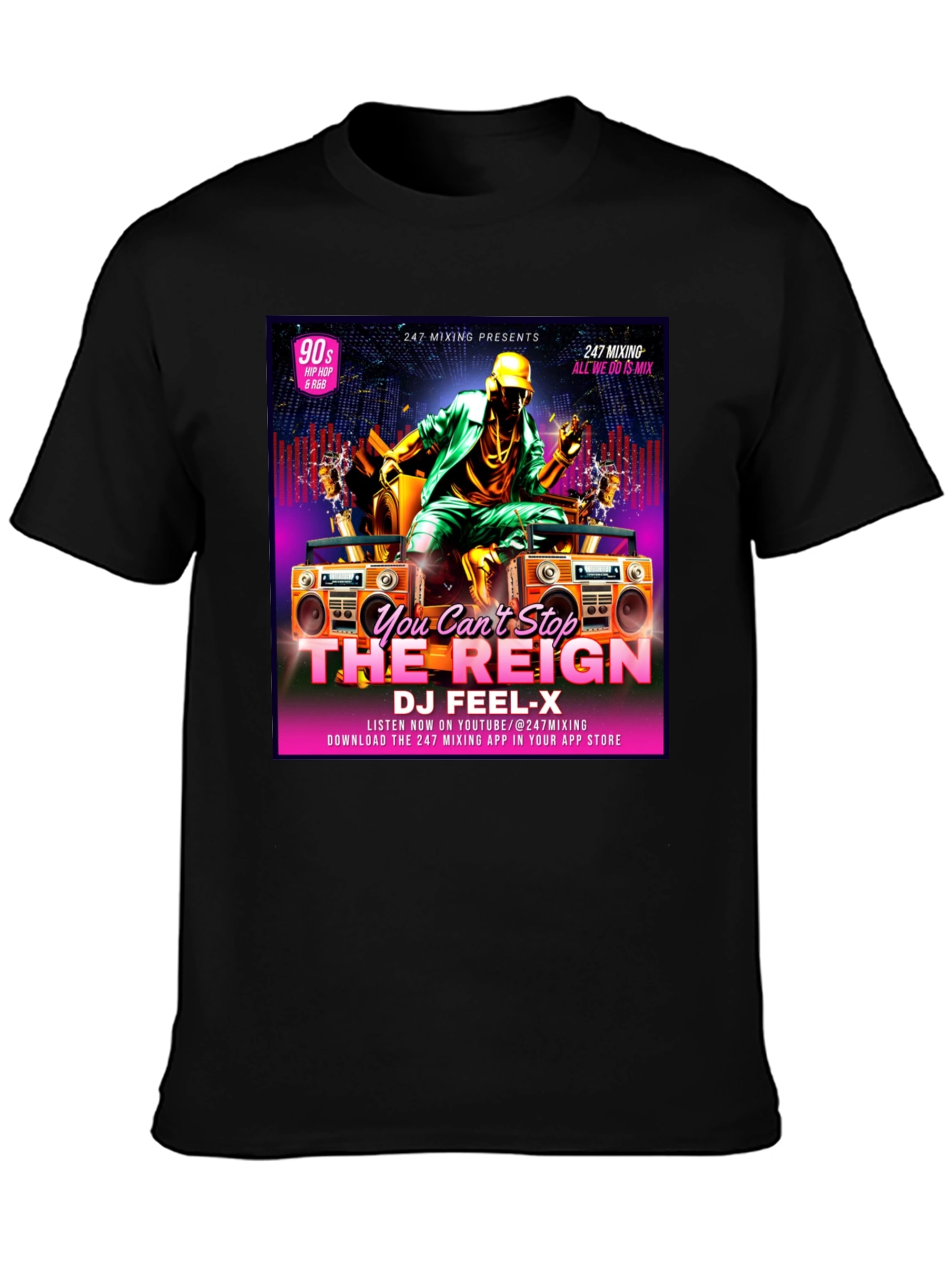 DJ Feel-X T-Shirt 90s Hip Hop & R&B