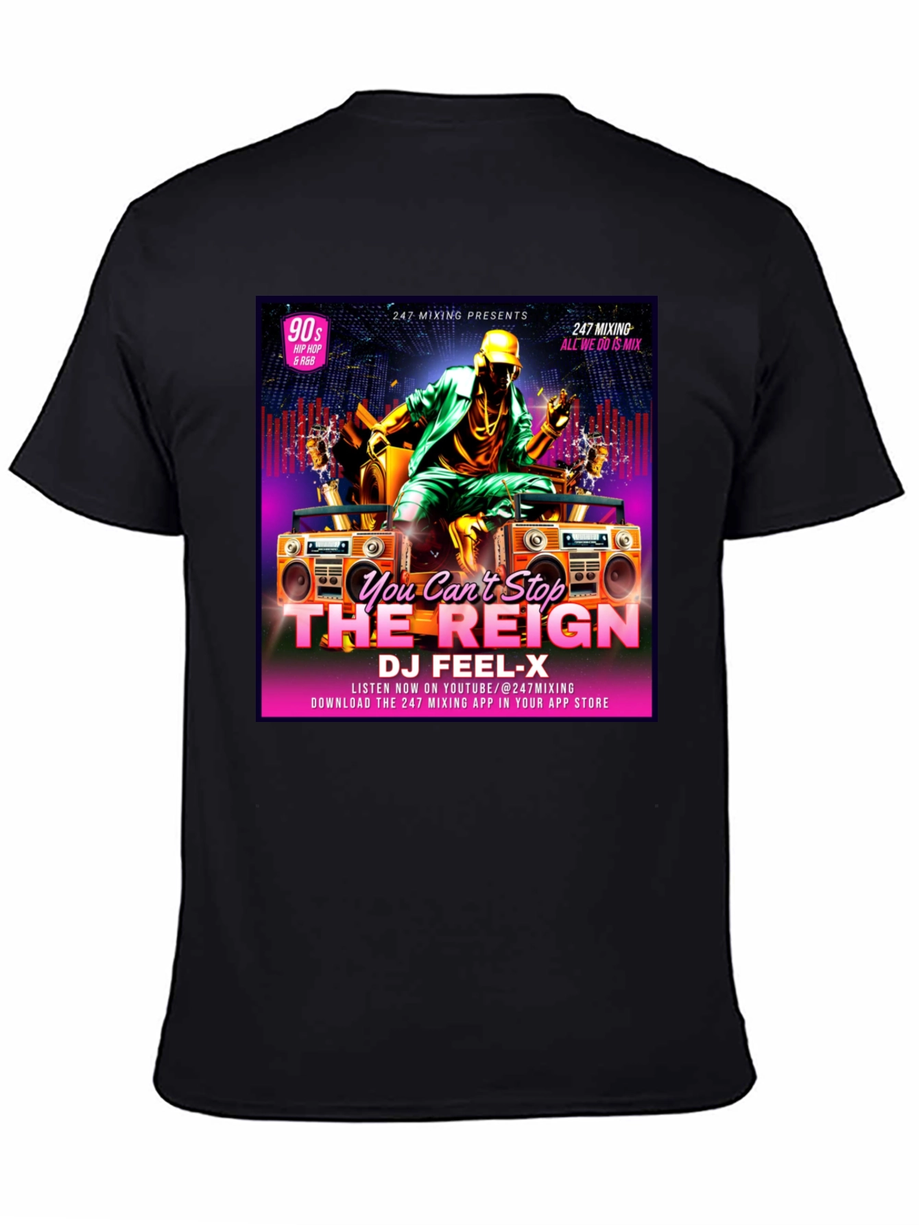 DJ Feel-X T-Shirt 90s Hip Hop & R&B