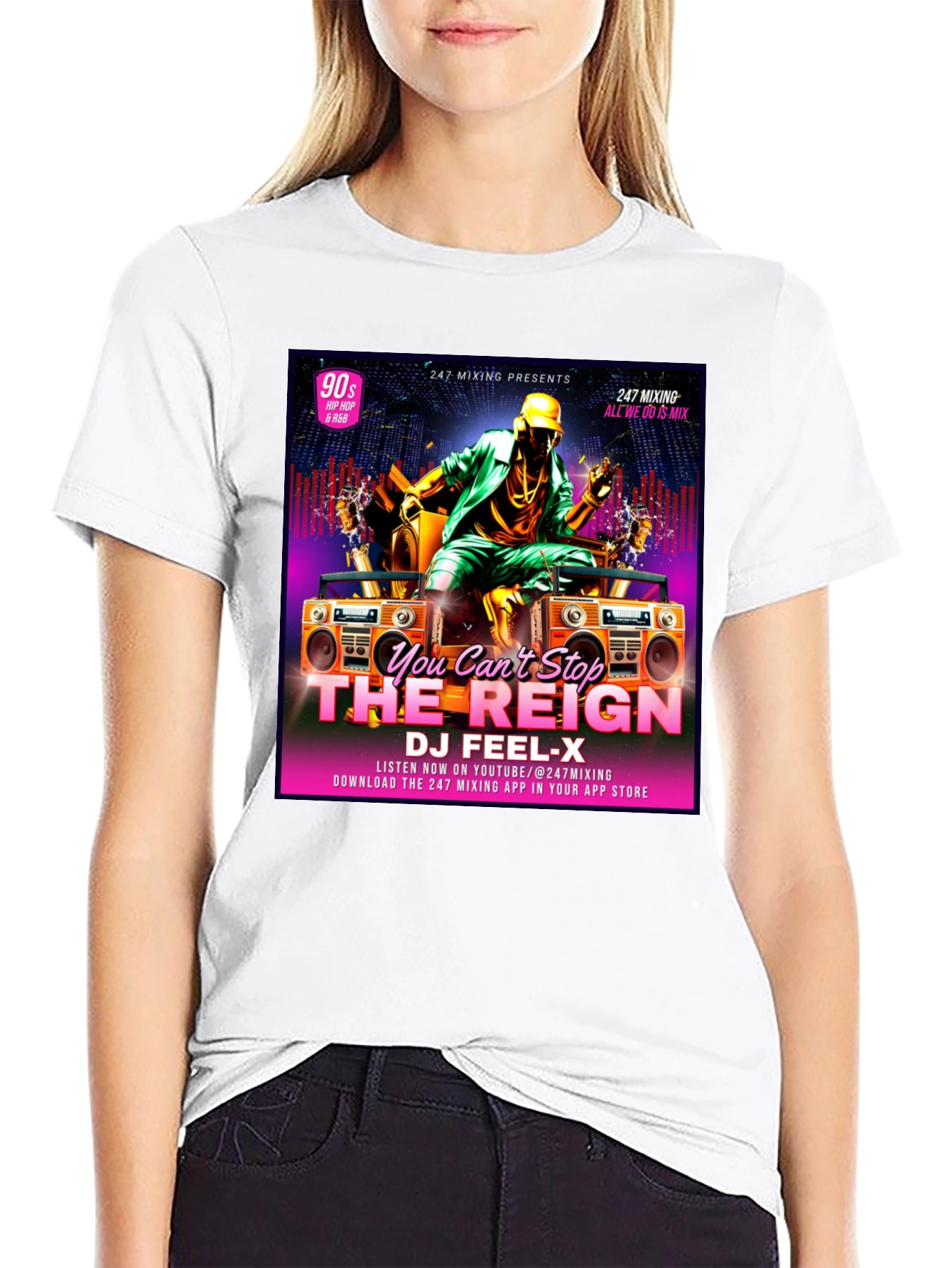 DJ Feel-X T-Shirt 90s Hip Hop & R&B