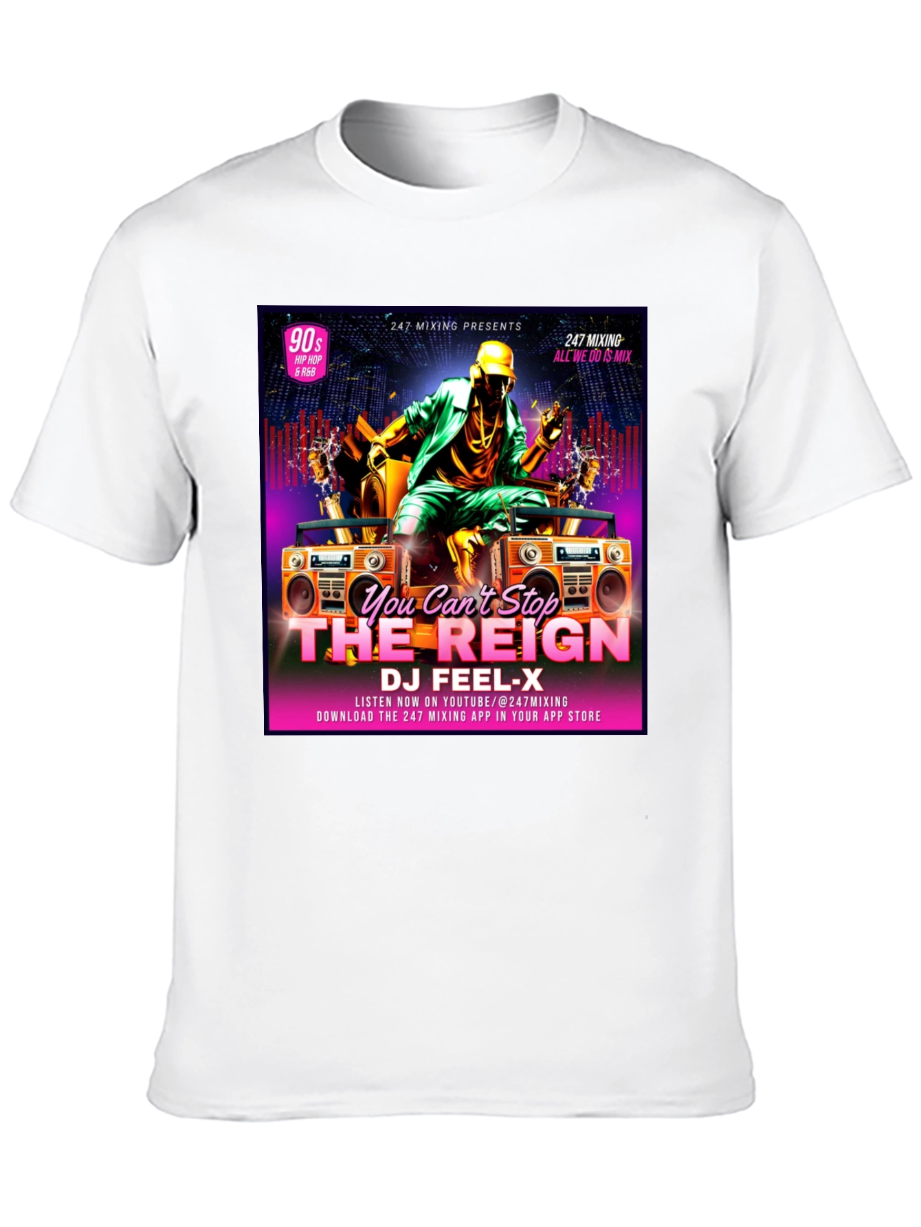 DJ Feel-X T-Shirt 90s Hip Hop & R&B