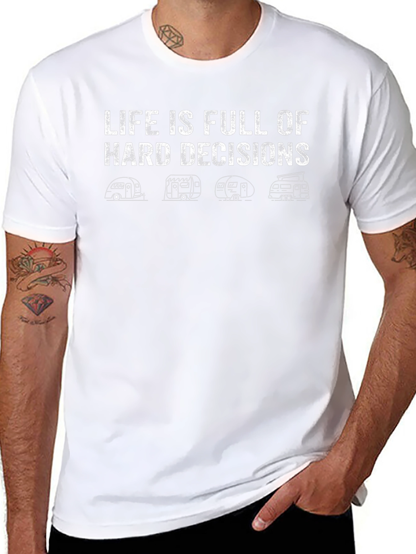 Life Decisions RV Camping T-Shirt