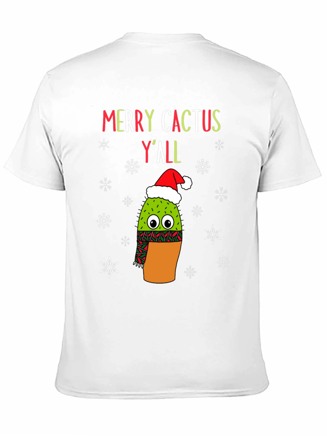 Merry Cactus Yall Christmas T-Shirt