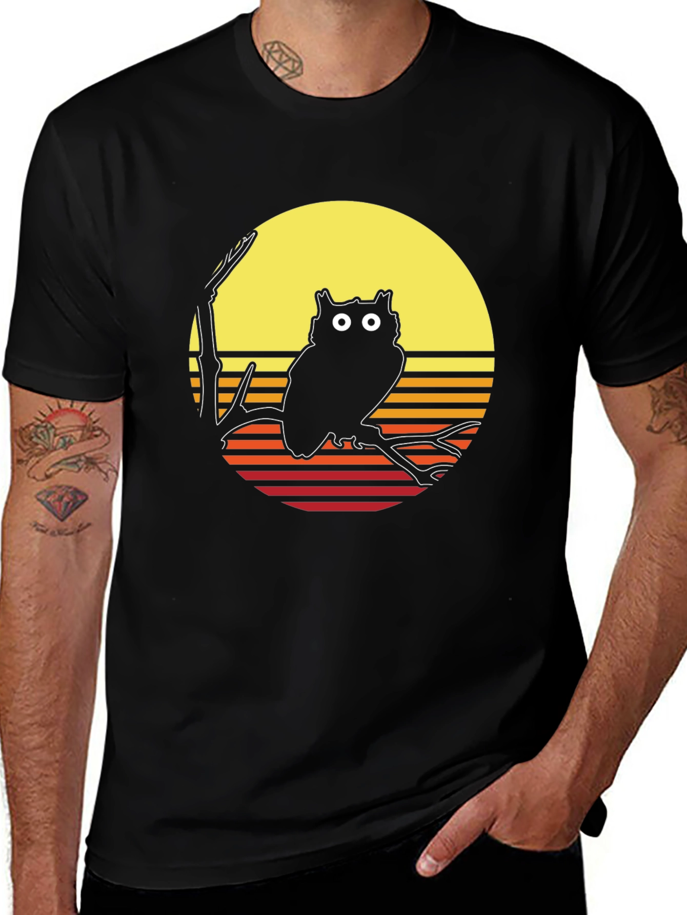 Retro Owl Graphic Tee