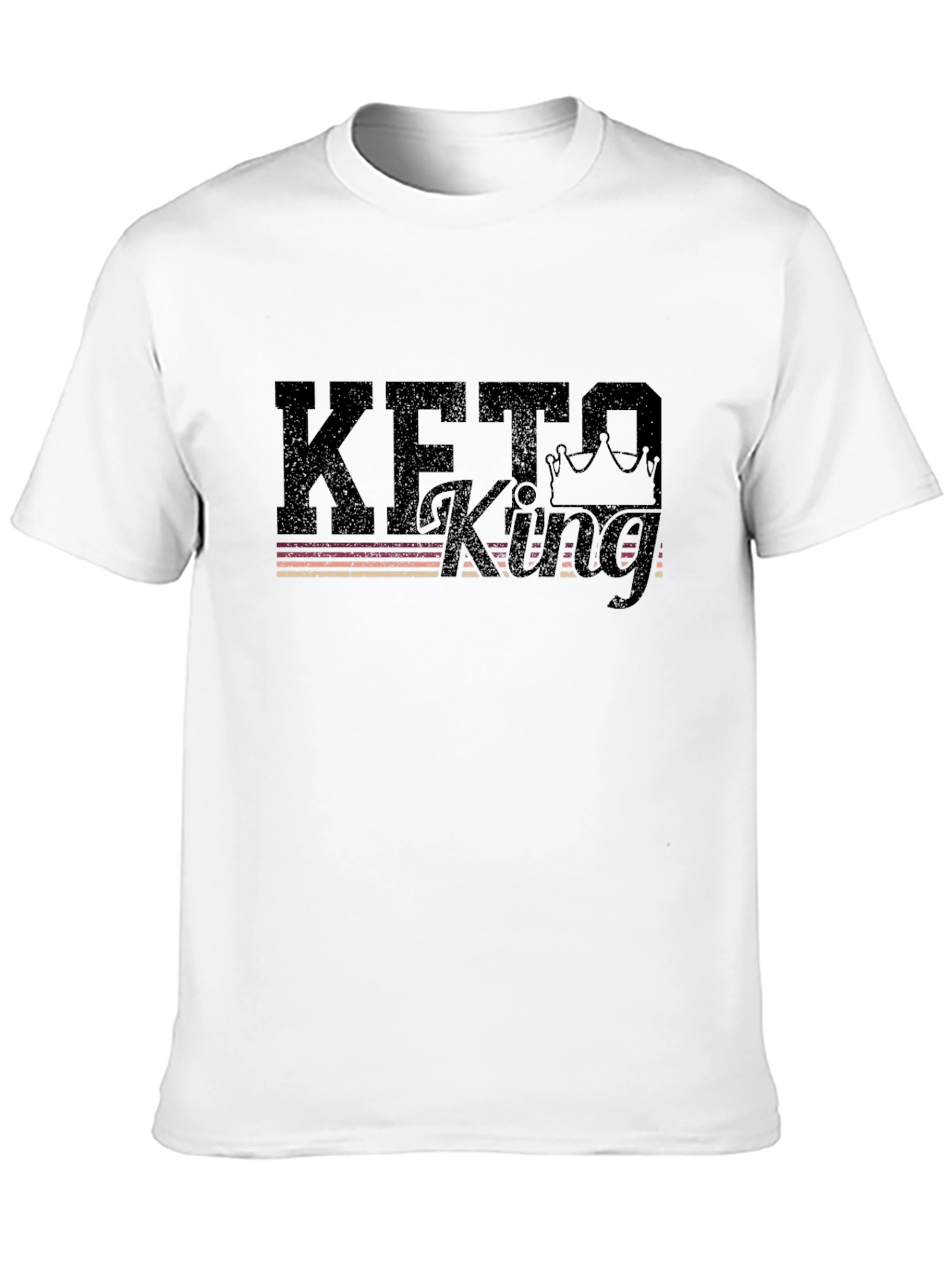 Keto King Black Graphic T-Shirt