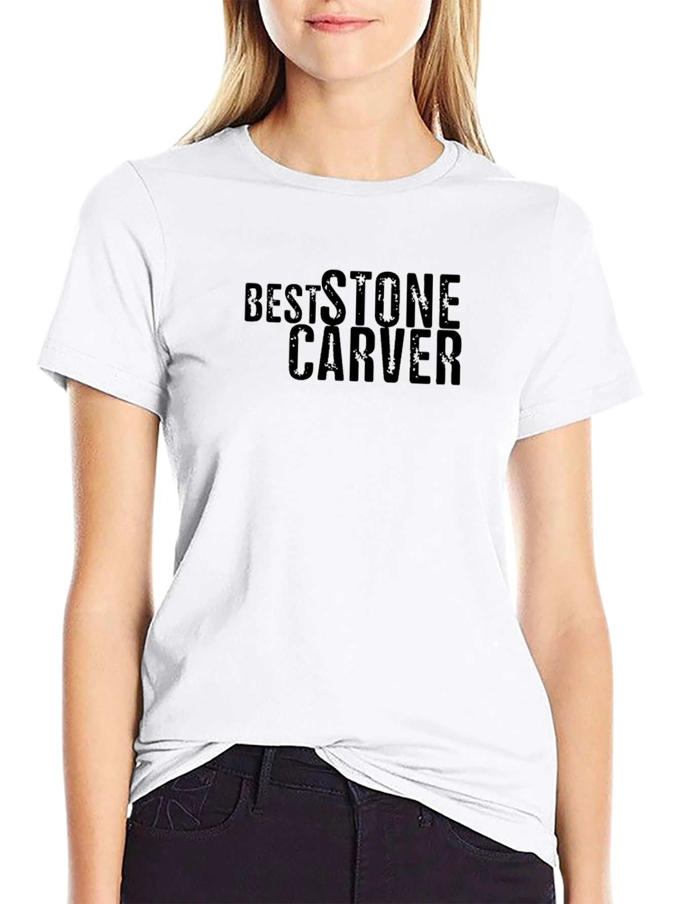 Best Stone Carver - Mens Black T-Shirt