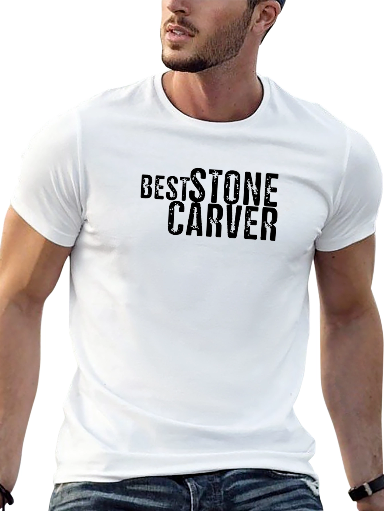 Best Stone Carver - Mens Black T-Shirt