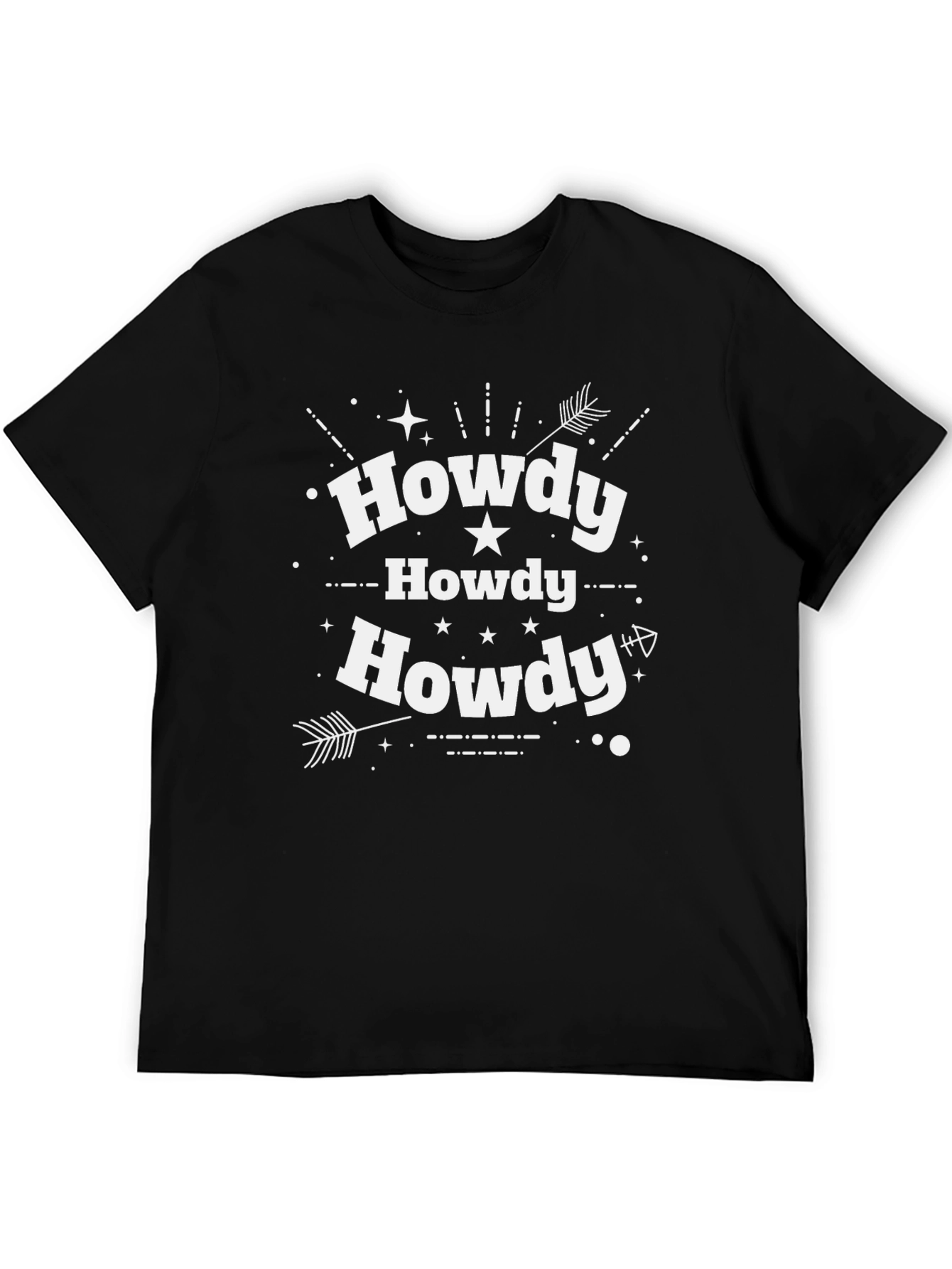 Howdy Graphic Tee - Black