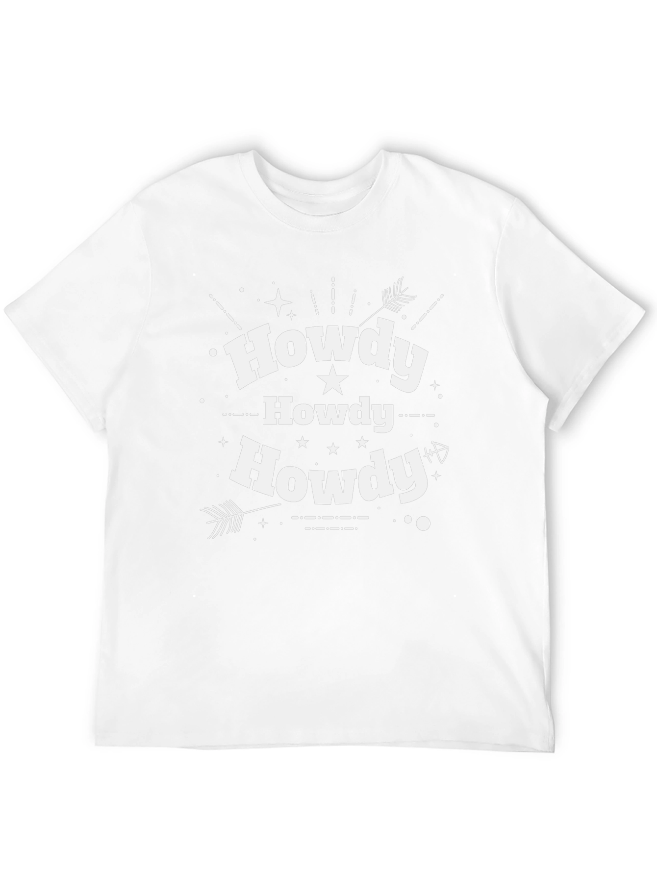 Howdy Graphic Tee - Black