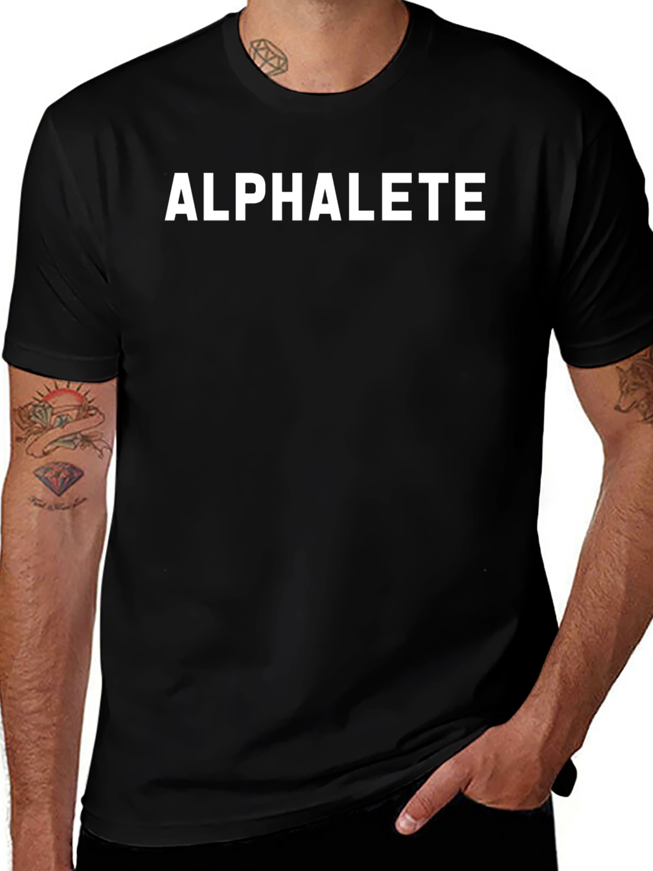 Alphalete Black T-Shirt - Mens Fitness Apparel