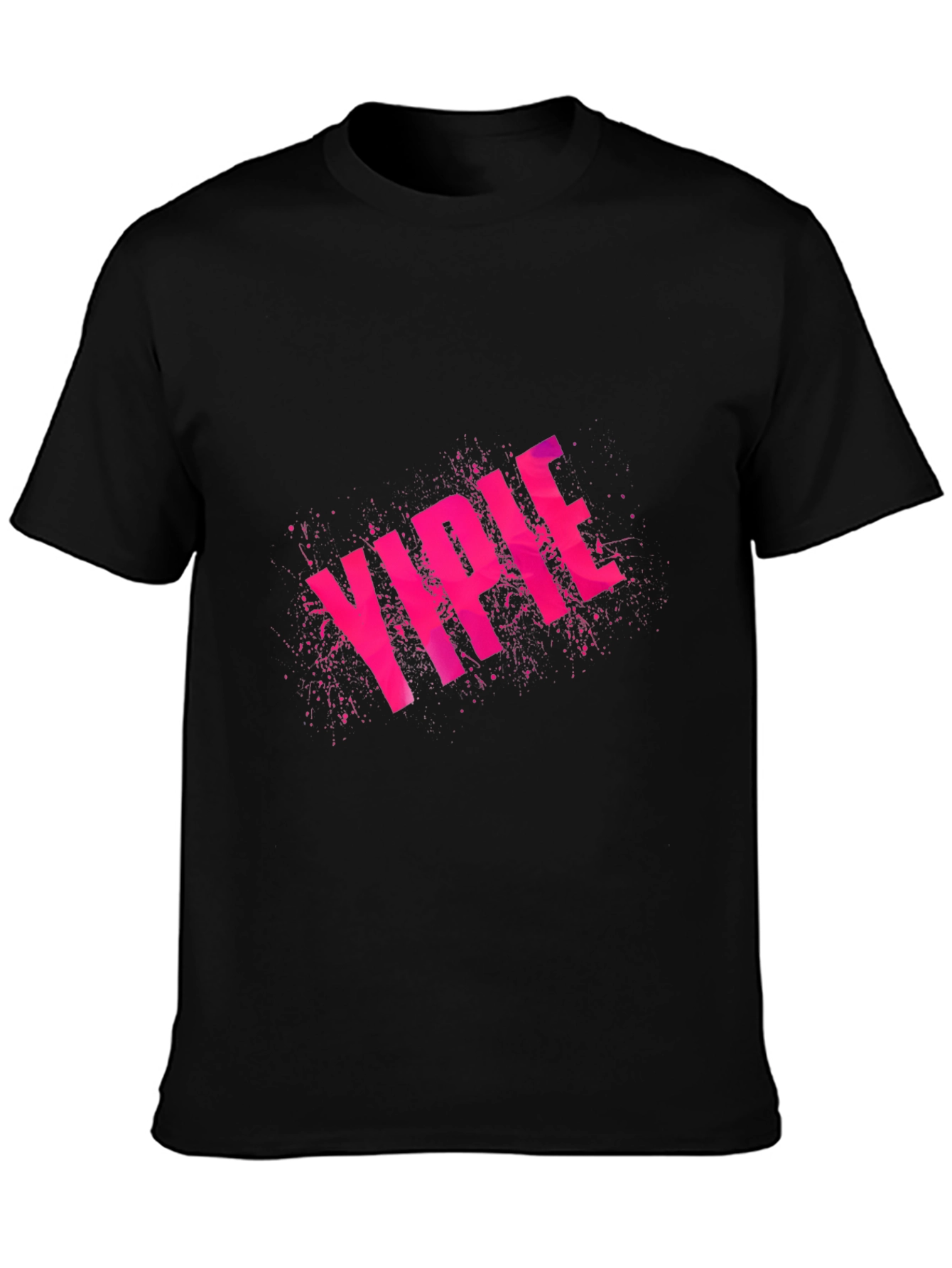 YIPEE Graphic Tee - Funky Pink Design
