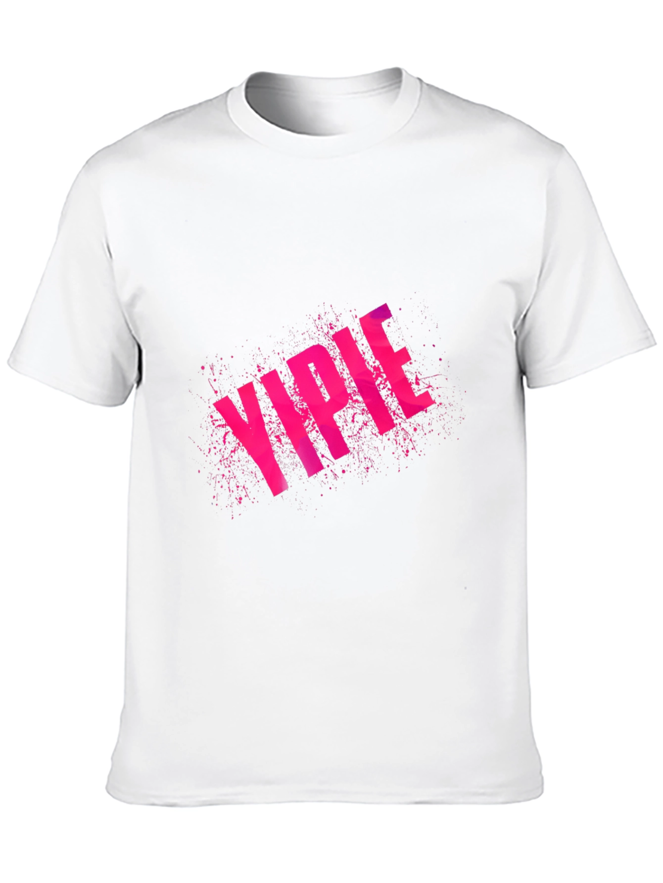 YIPEE Graphic Tee - Funky Pink Design