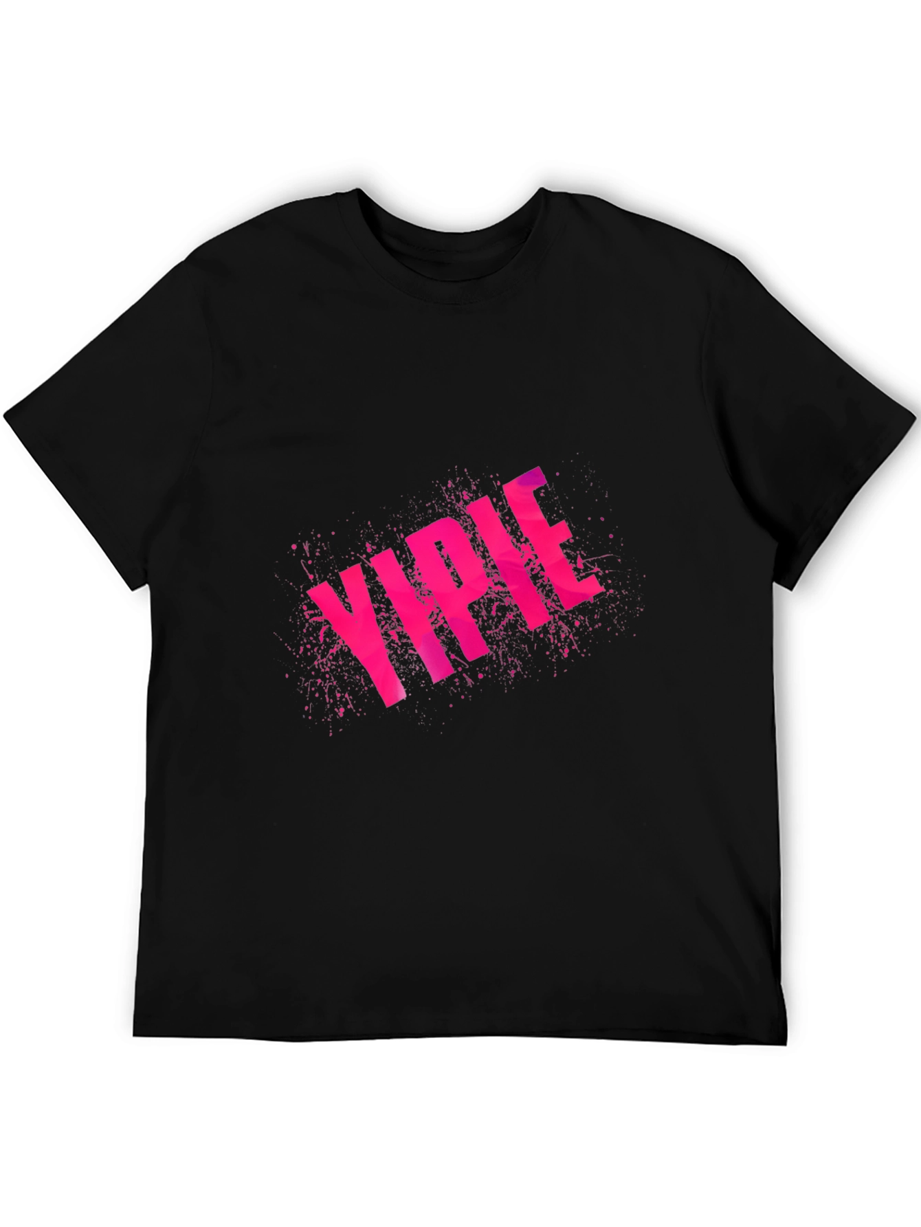 YIPEE Graphic Tee - Funky Pink Design