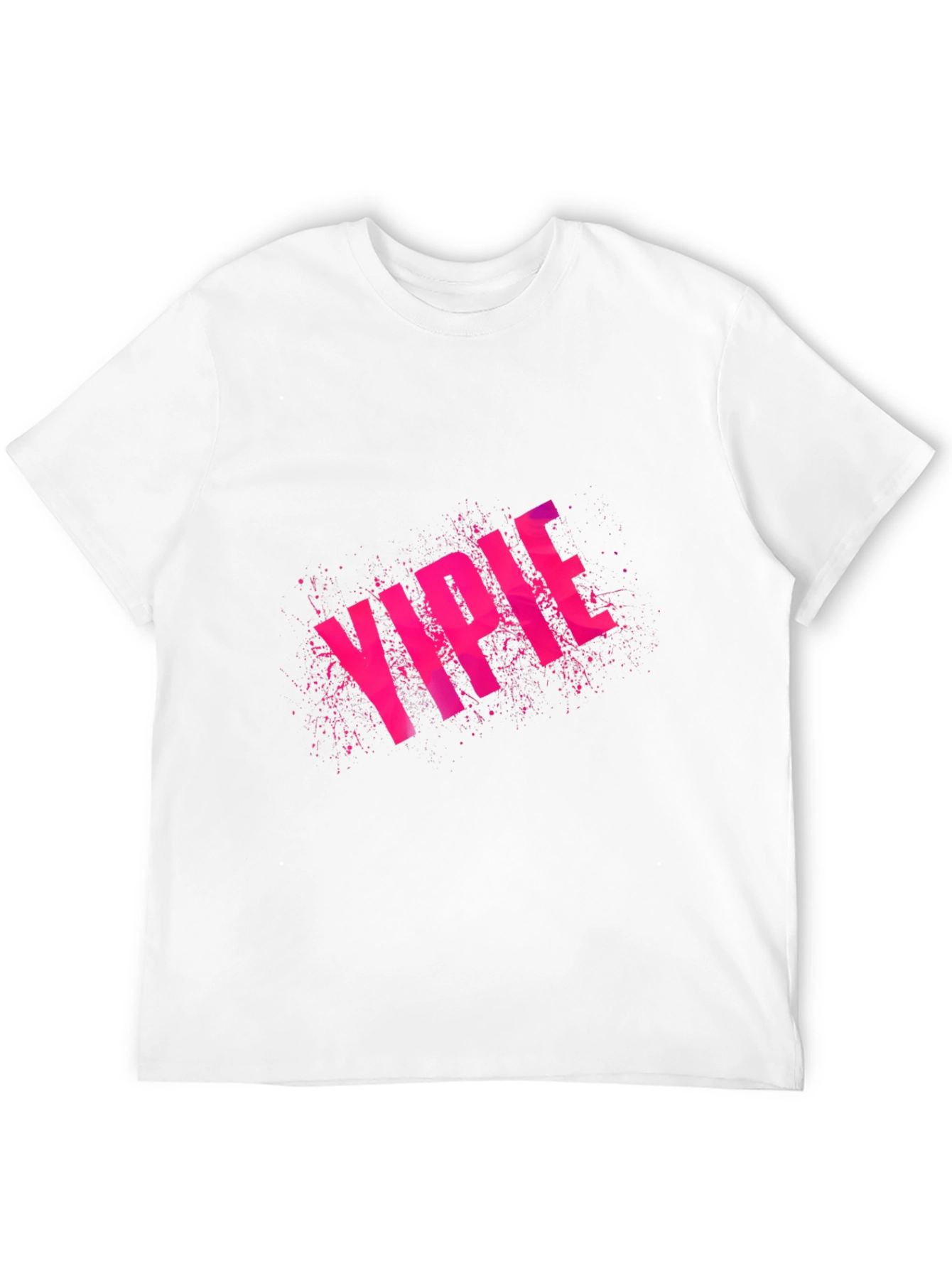 YIPEE Graphic Tee - Funky Pink Design