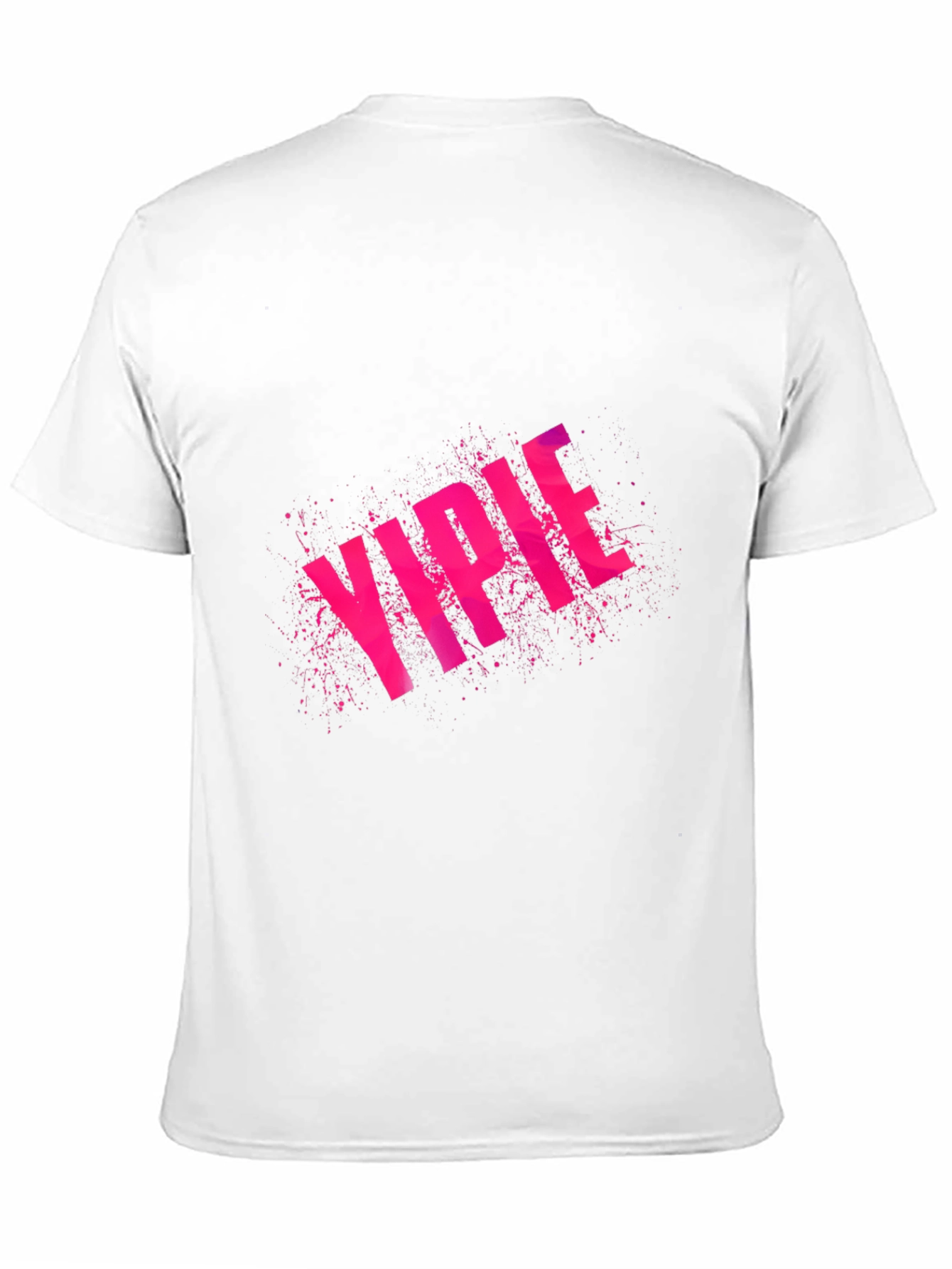 YIPEE Graphic Tee - Funky Pink Design