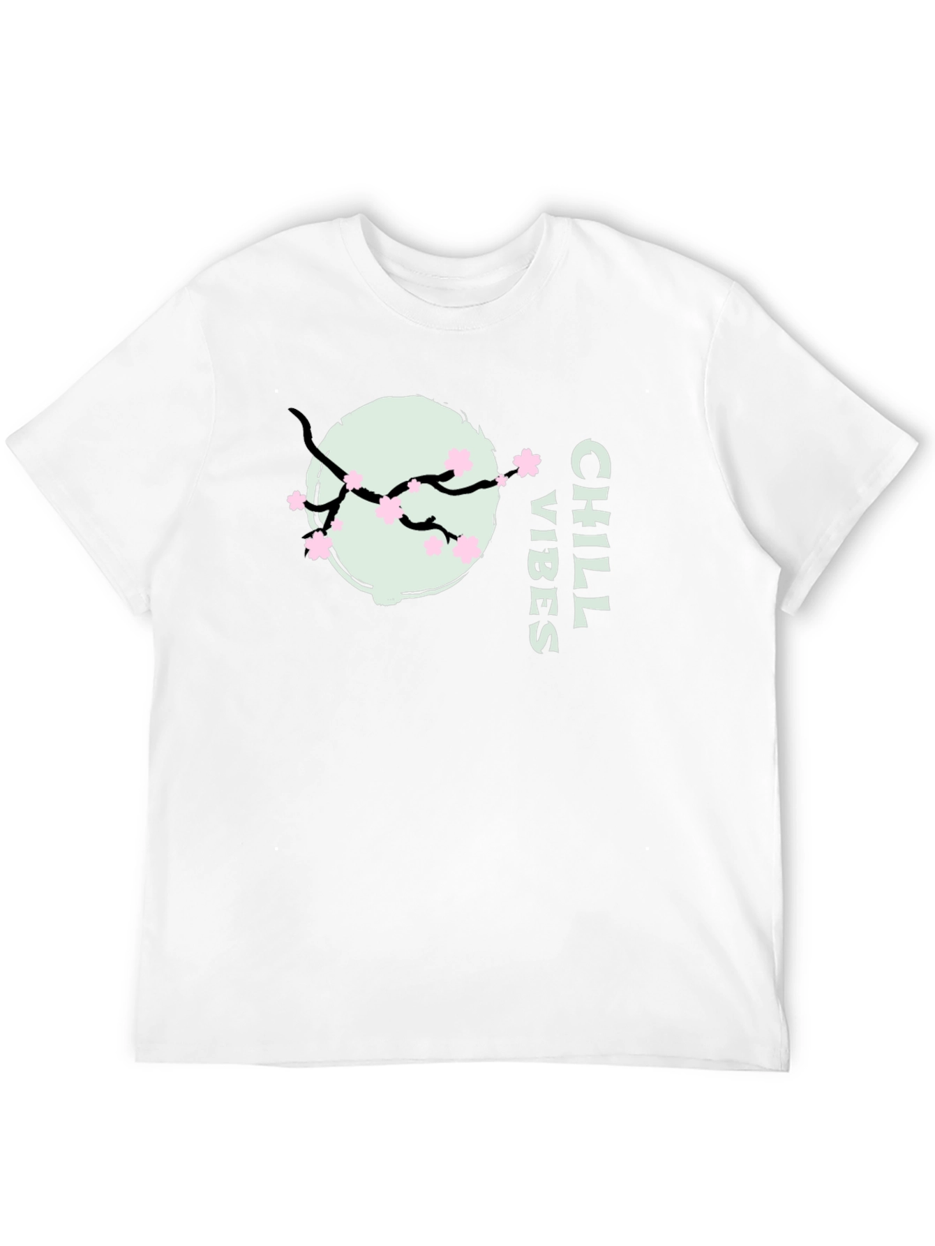 Chill Vibes Sakura T-Shirt - Relaxed Style