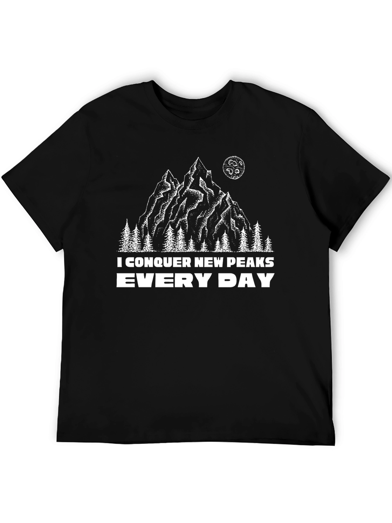 Conquer New Peaks Tee - Mountain Adventure Shirt