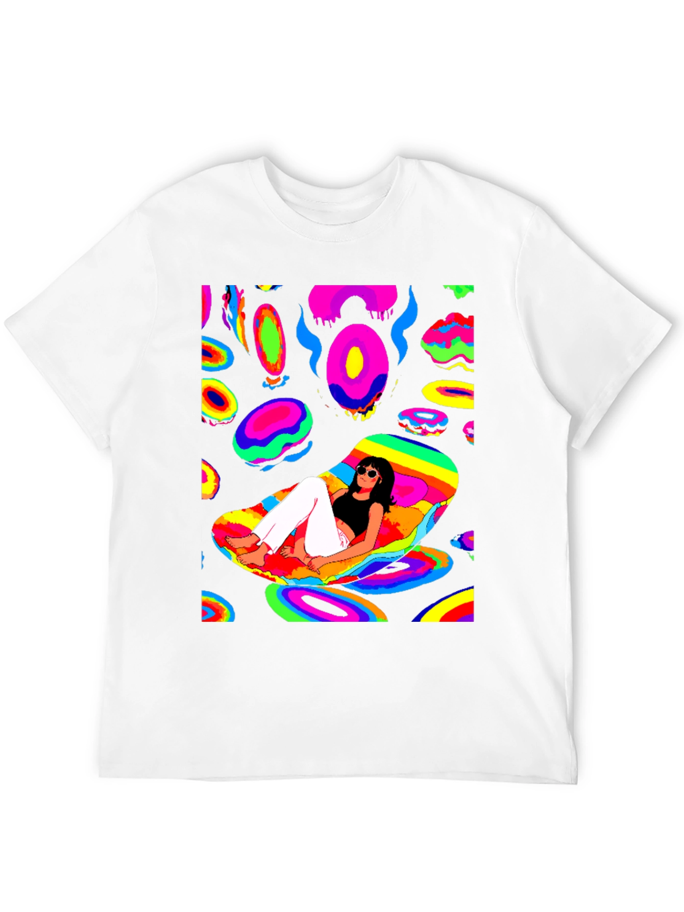 Psychedelic T-Shirt - Black Graphic Tee