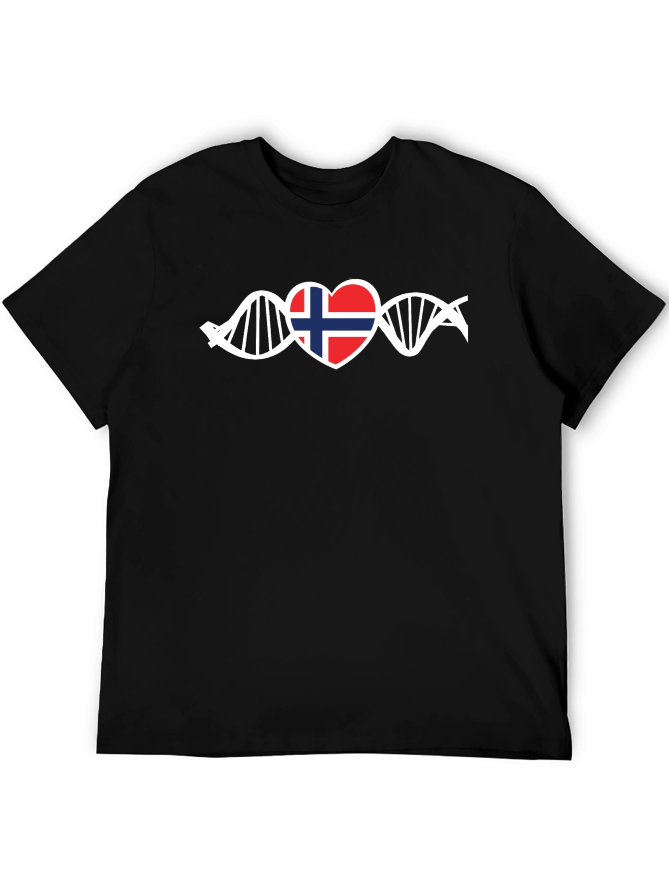 Norway DNA Heartbeat T-Shirt - Show Your Roots!