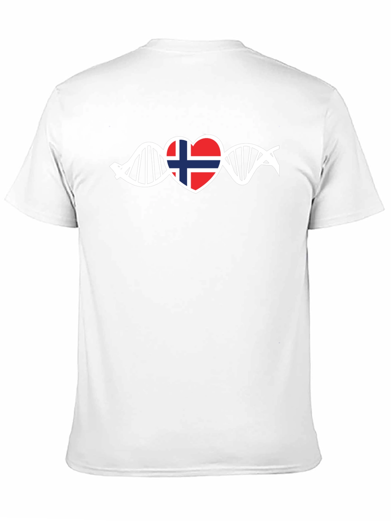Norway DNA Heartbeat T-Shirt - Show Your Roots!