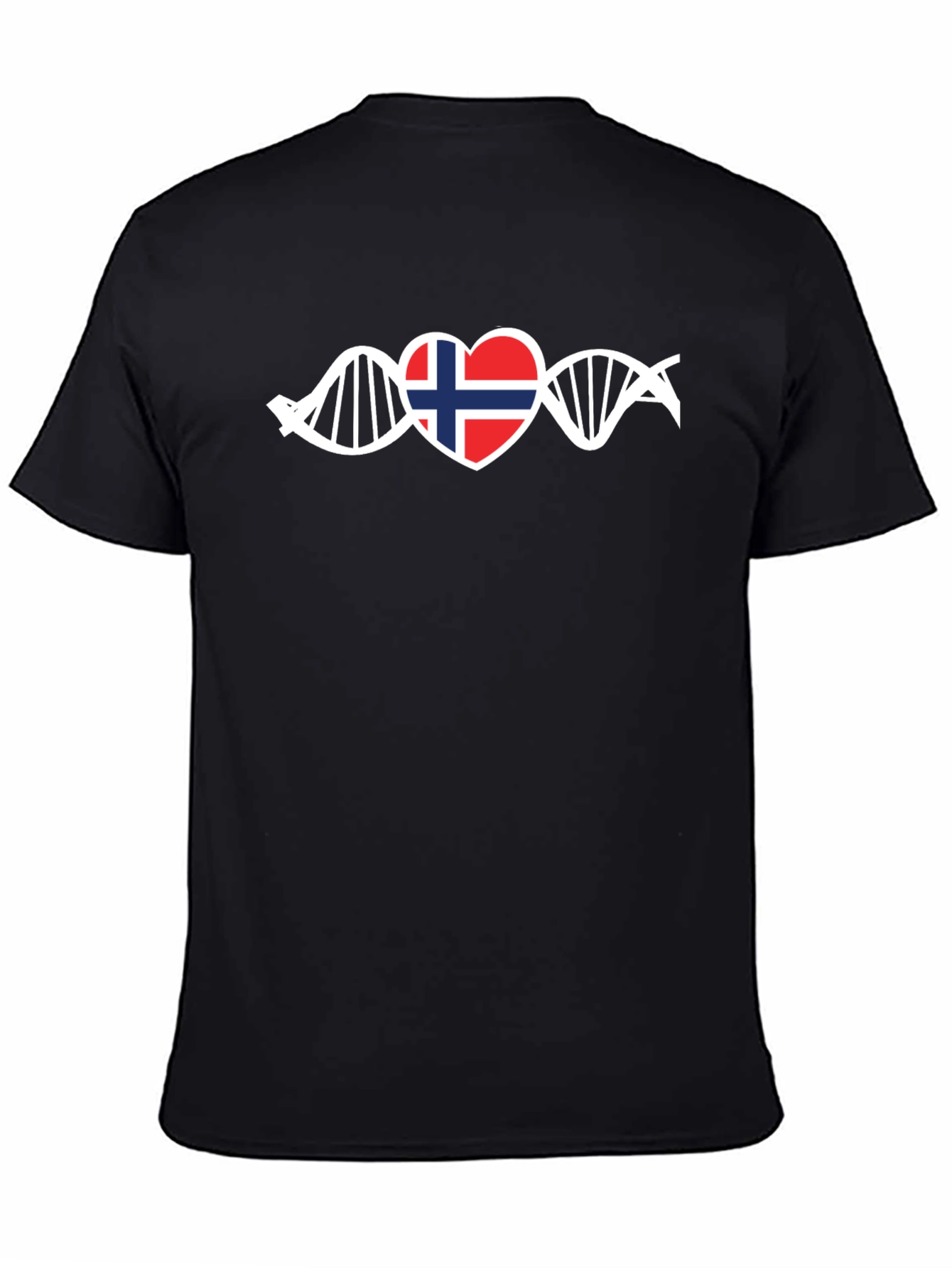 Norway DNA Heartbeat T-Shirt - Show Your Roots!