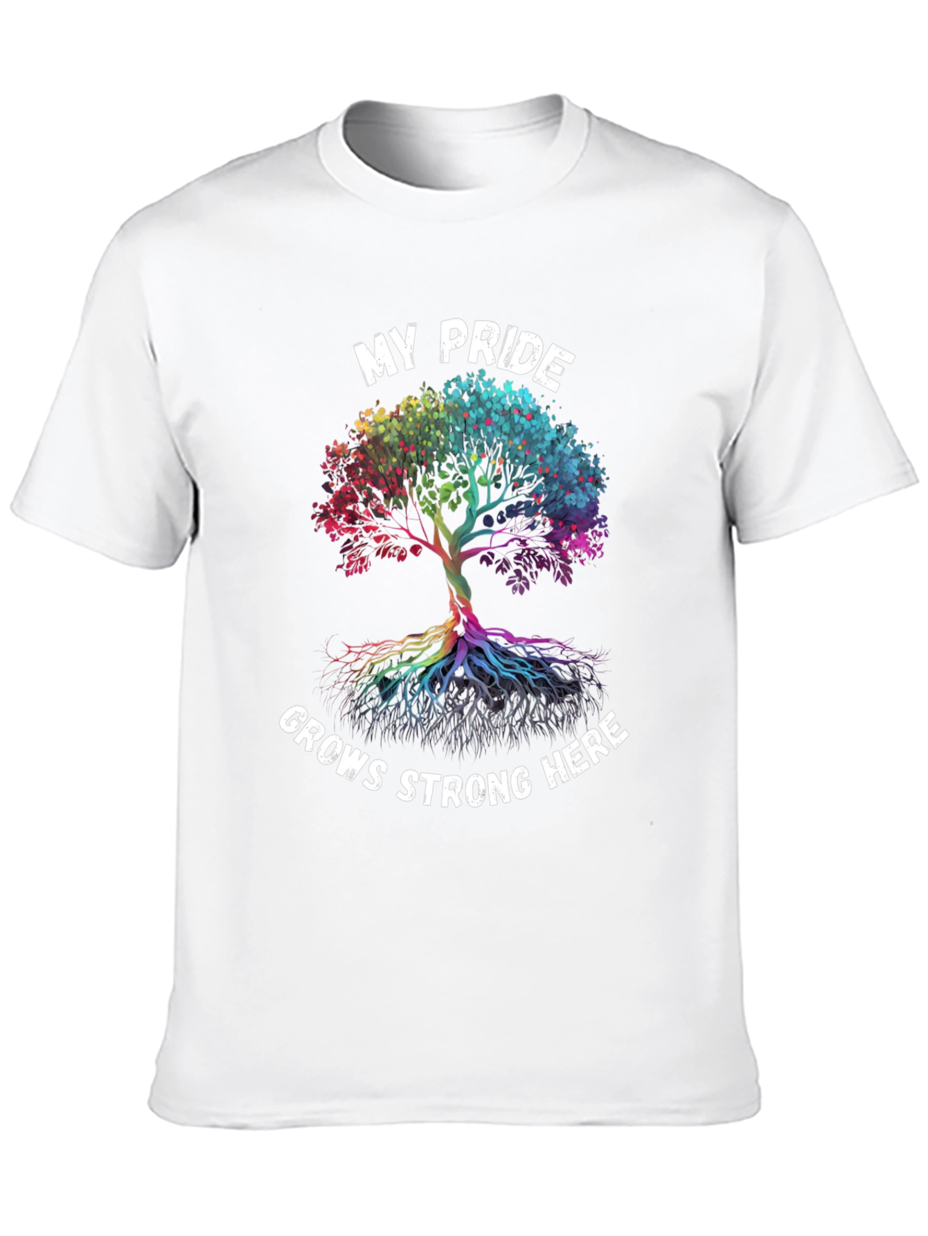 Pride Tree Graphic Tee - Grows Strong Here