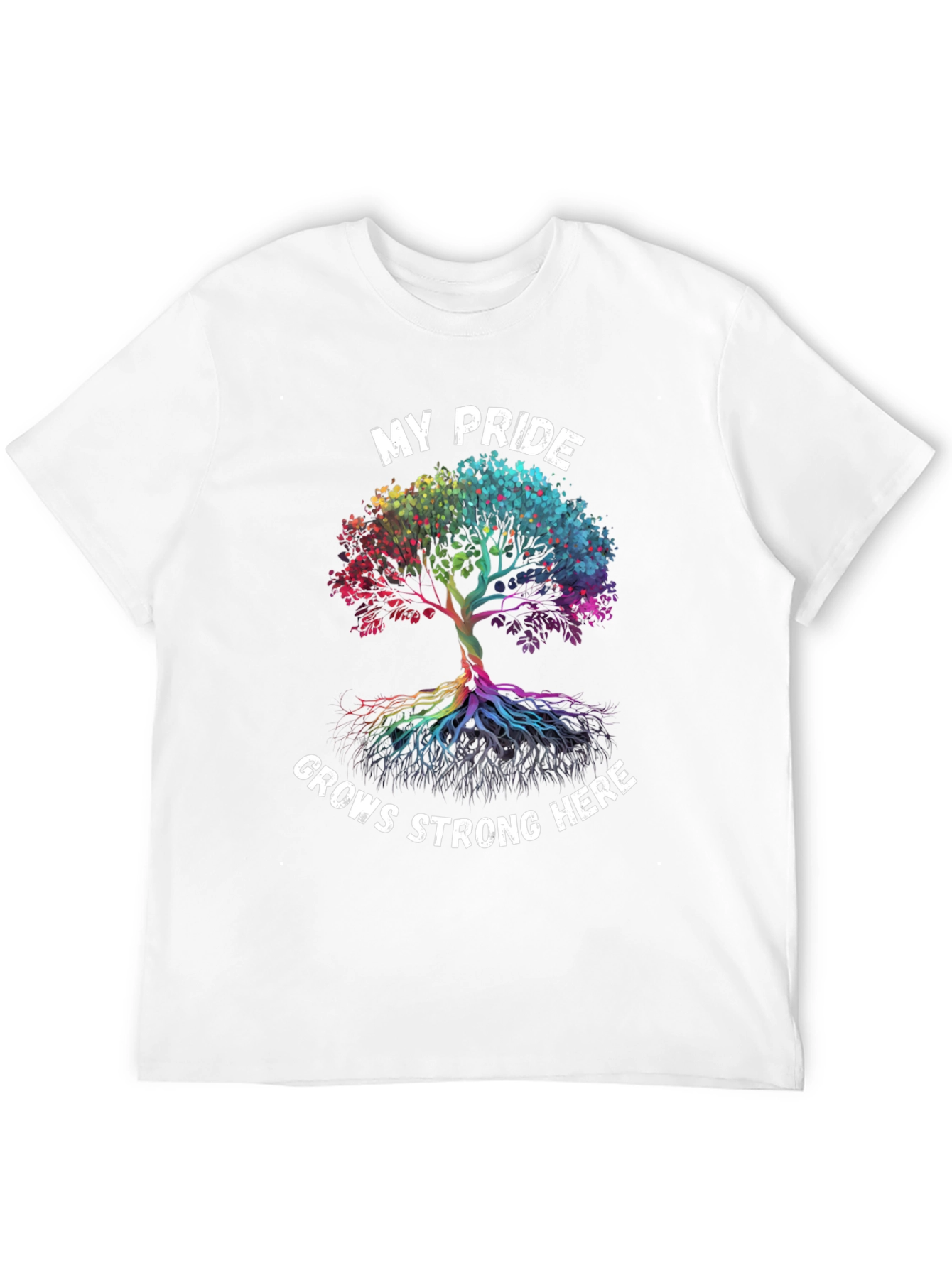 Pride Tree Graphic Tee - Grows Strong Here
