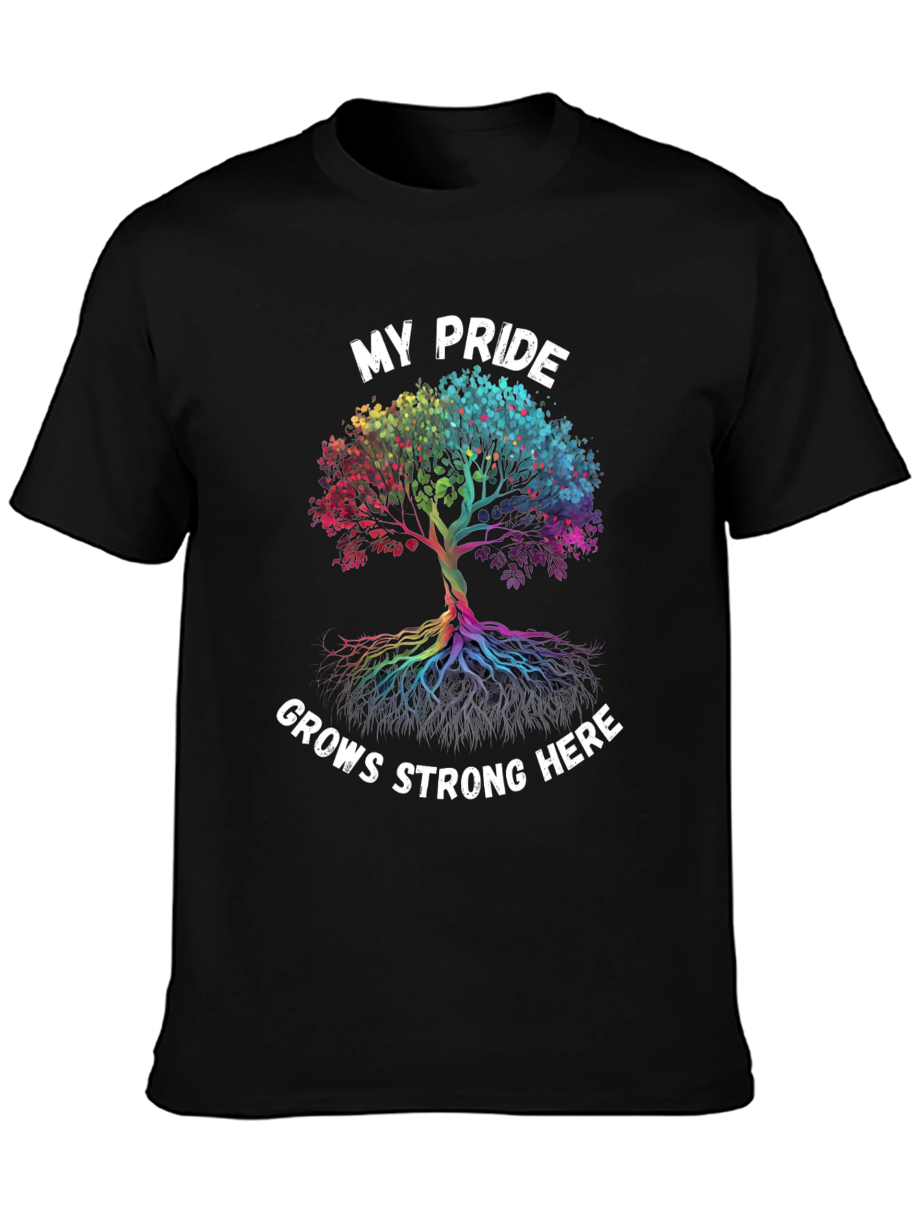 Pride Tree Graphic Tee - Grows Strong Here
