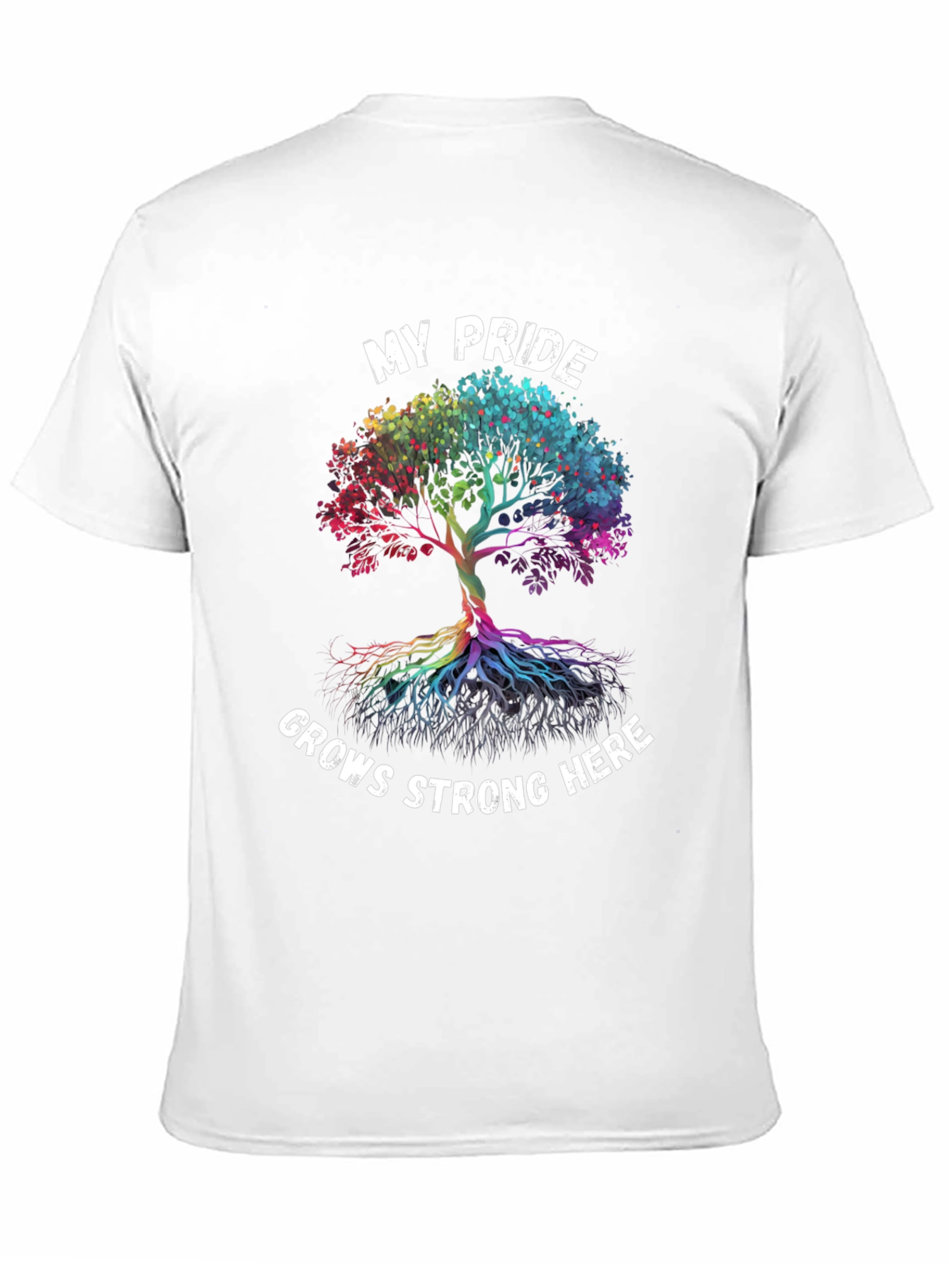Pride Tree Graphic Tee - Grows Strong Here