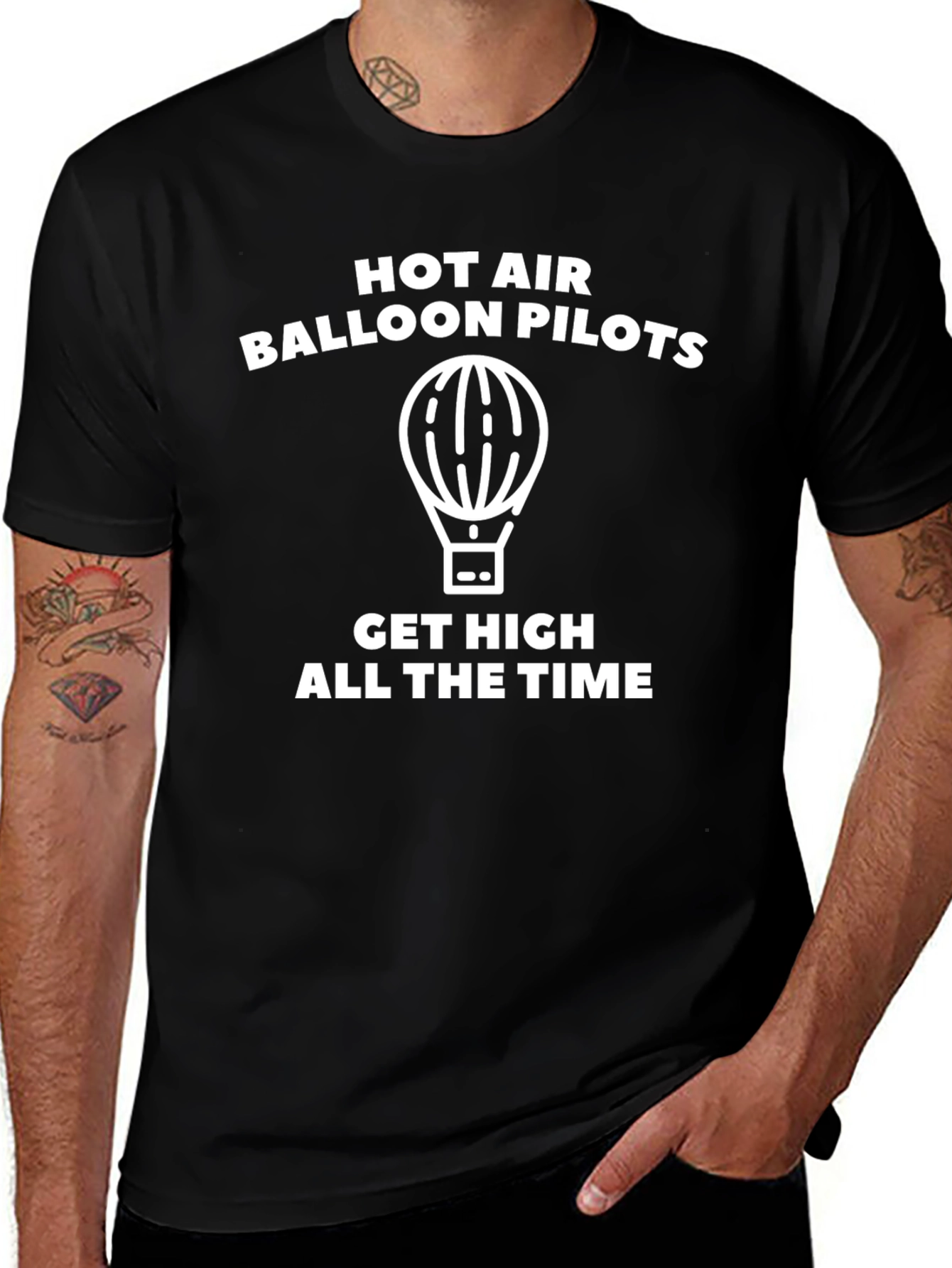Hot Air Balloon Pilots Get High T-Shirt