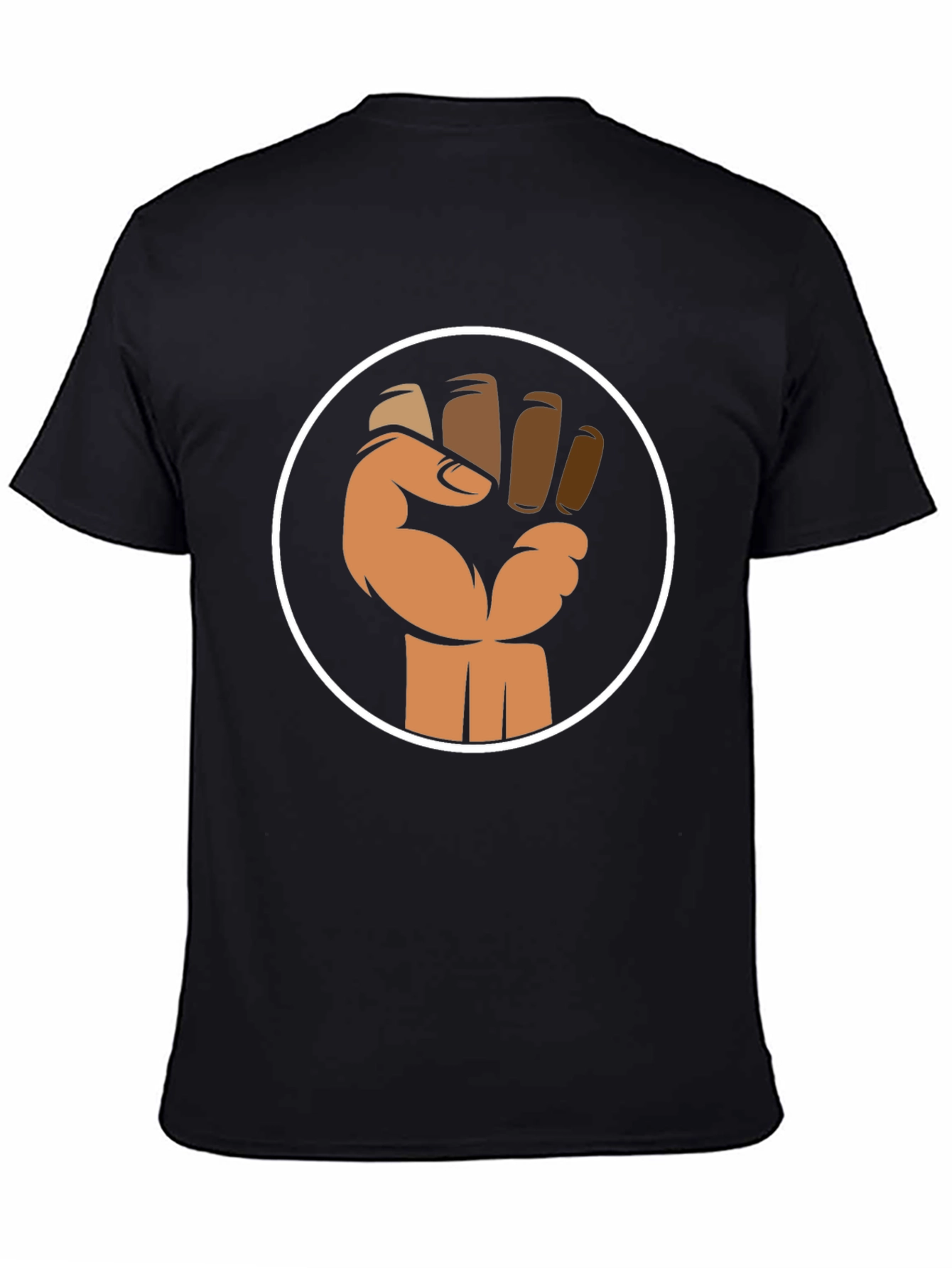 Empowered Fist Graphic Tee - Black