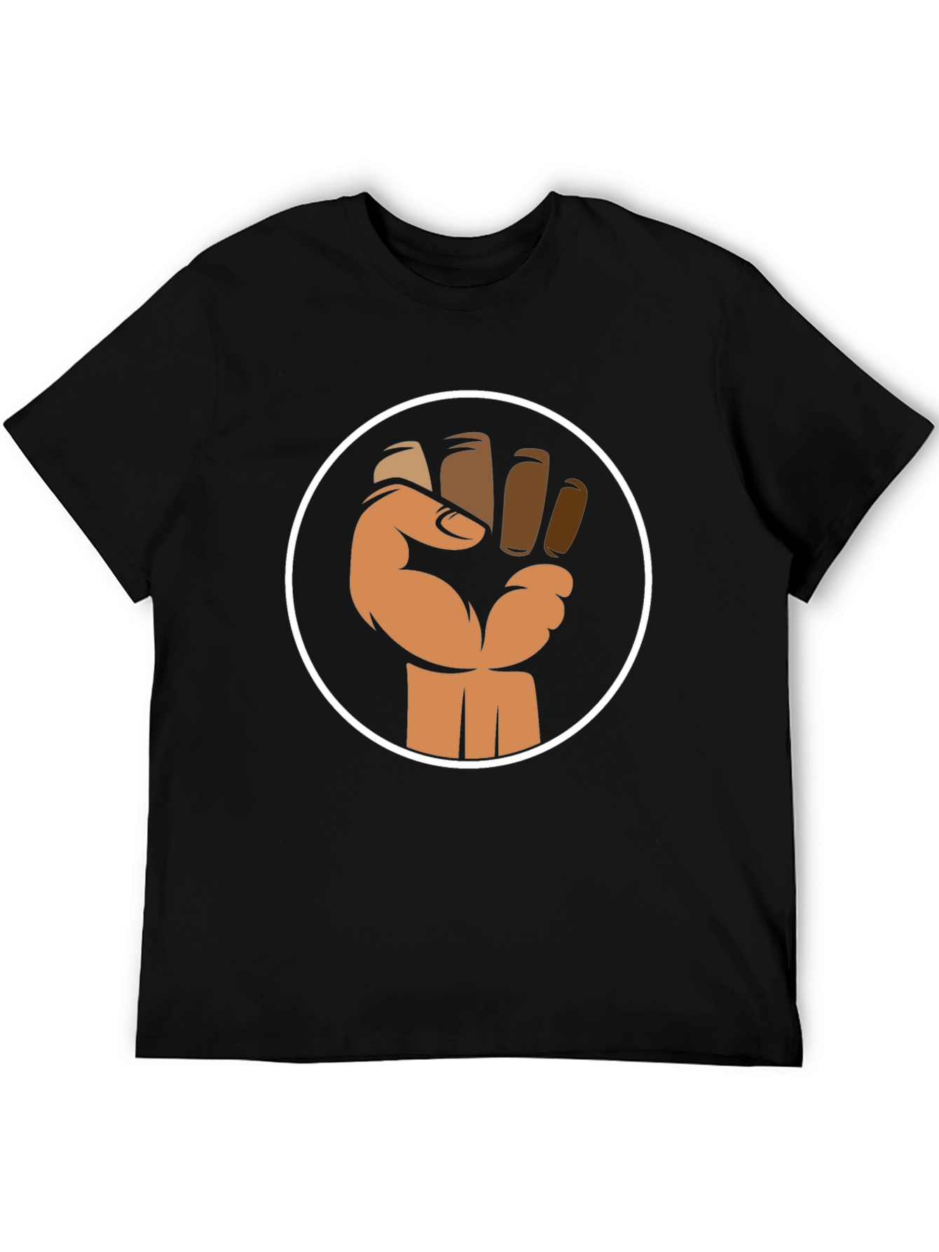 Empowered Fist Graphic Tee - Black
